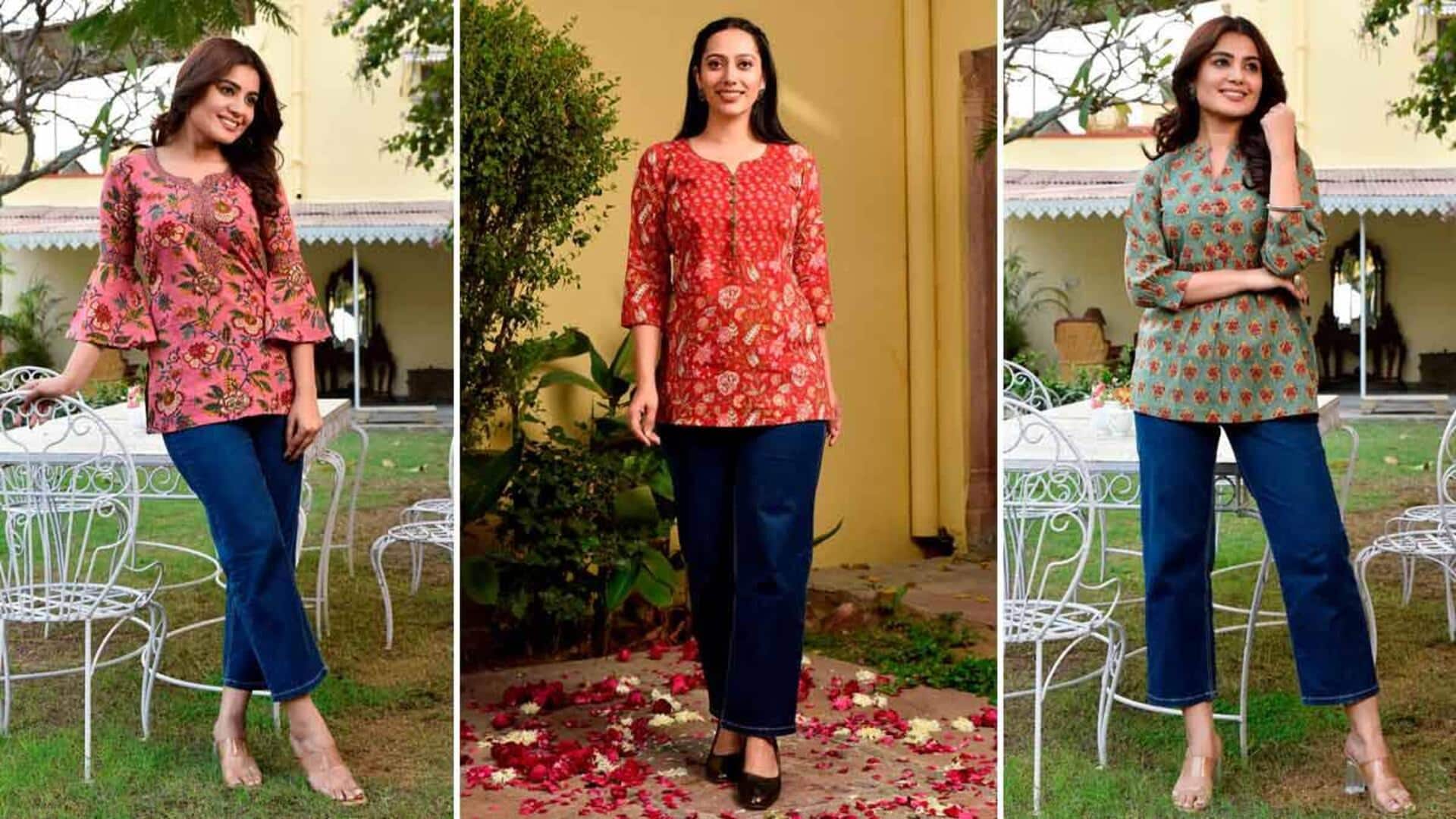 शॉर्ट कुर्ती को जींस के साथ स्टाइल करना चाहती हैं? इन बातों का रखें ध्यान