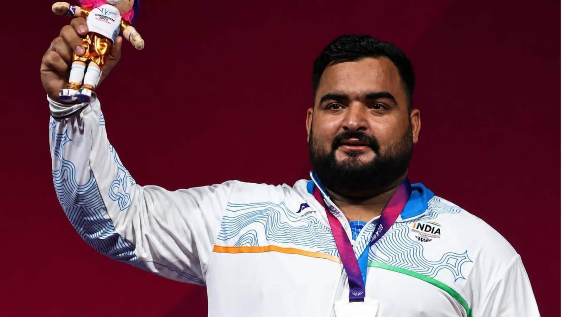 राष्ट्रमंडल खेल 2026: लवप्रीत सिंह ने भारोत्तोलन में जीता रजत पदक, गेम्स रिकॉर्ड भी स्थापित किया 