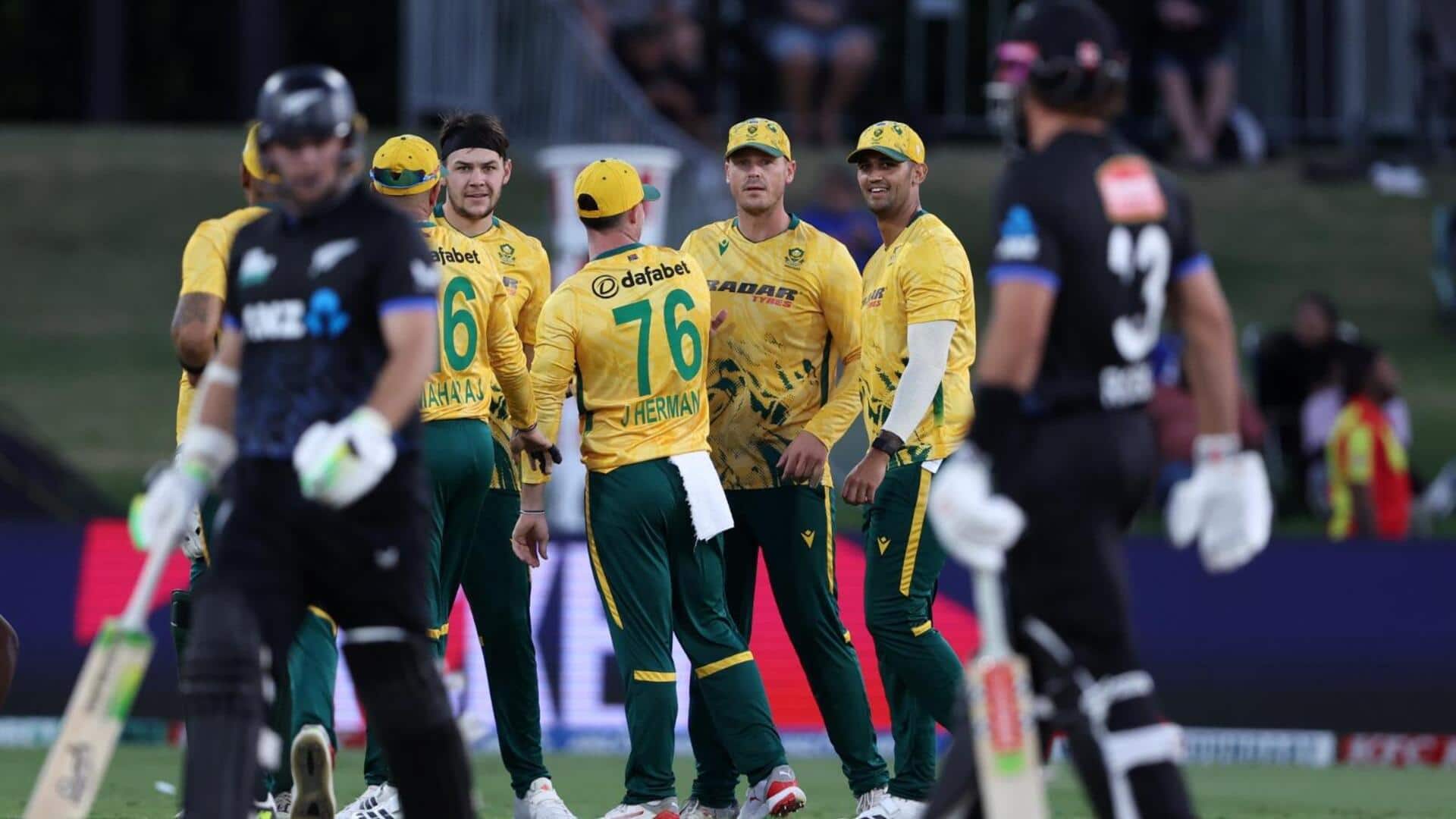 दक्षिण अफ्रीका ने पहले टी-20 मुकाबले में न्यूजीलैंड को 7 विकेट से हराया, ये बने रिकॉर्ड्स 