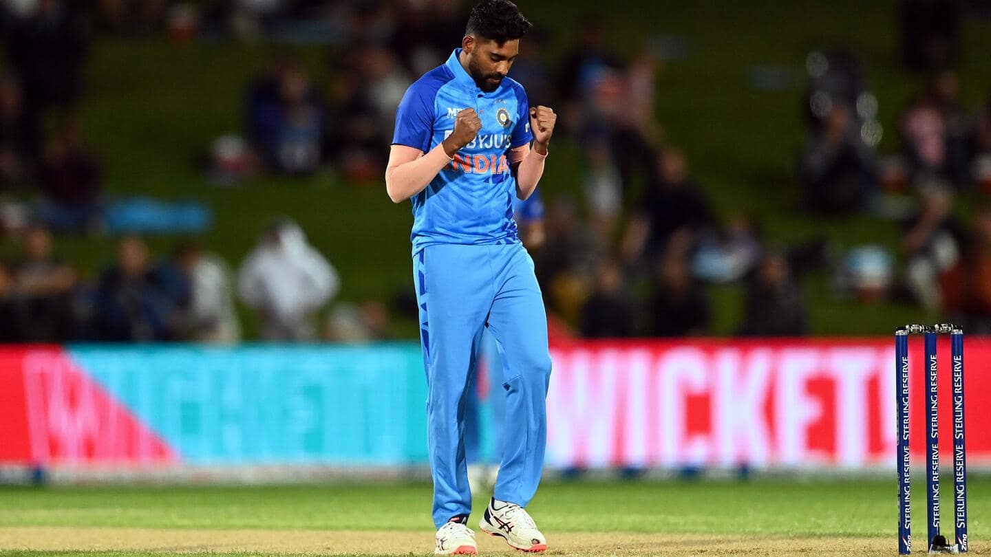 न्यूजीलैंड बनाम भारत: मोहम्मद सिराज ने चार विकेट लेकर किया कमाल, जानिए उनके आंकड़े