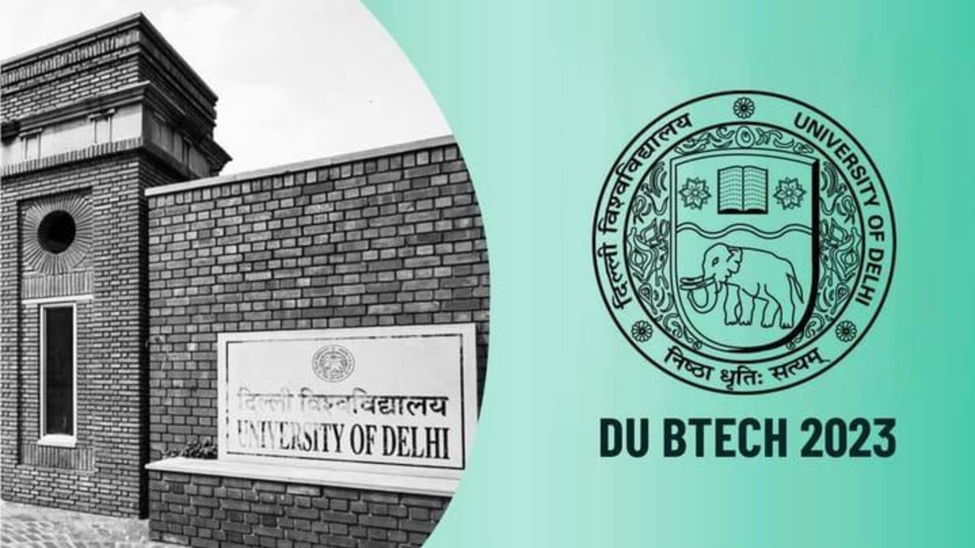 DU के 3 नए BTech कोर्स में दाखिले की प्रक्रिया शुरू, आज जारी होगी मेरिट सूची