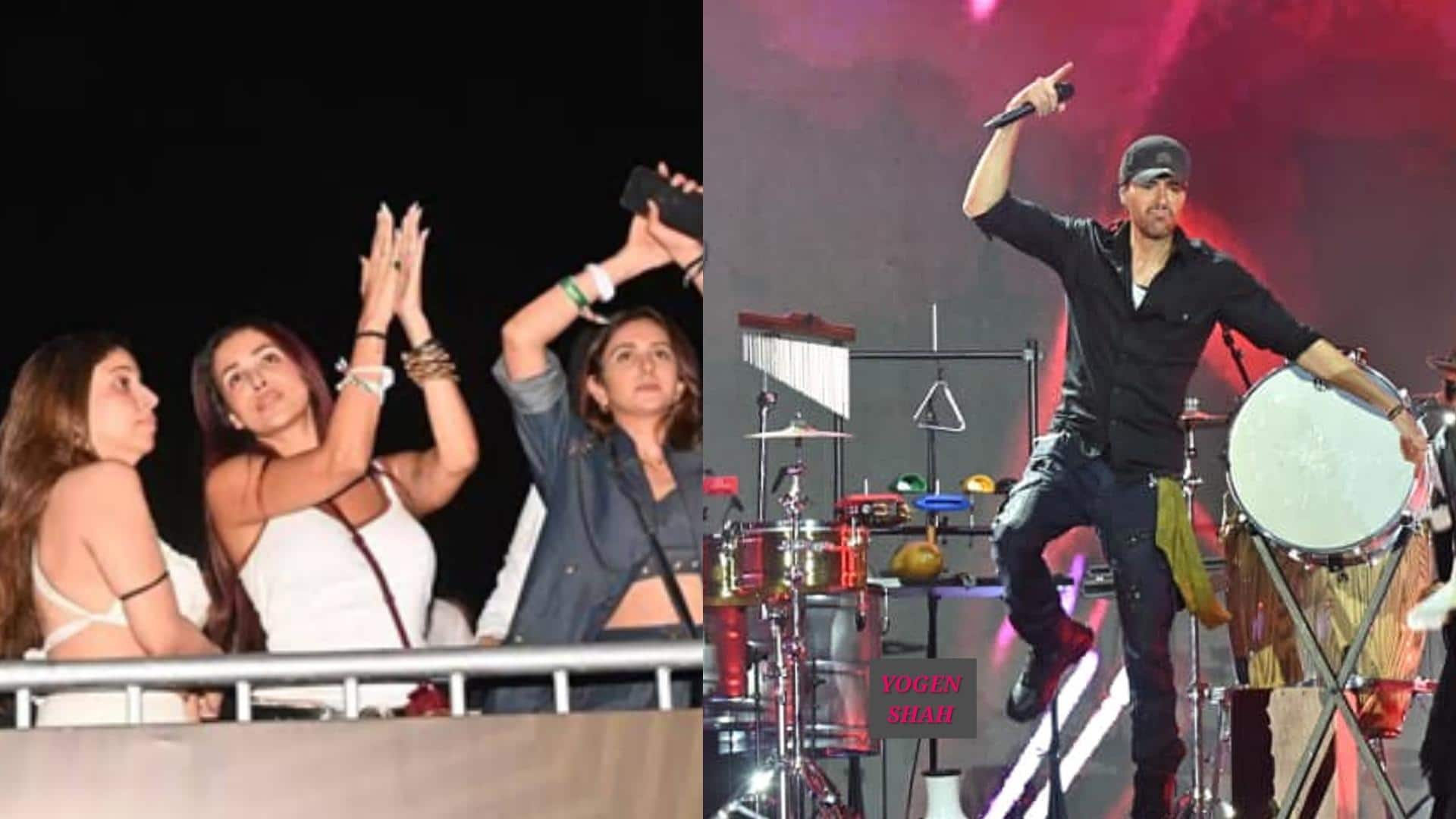 एनरिक इग्लेसियस के मुंबई कॉन्सर्ट में लगा बॉलीवुड सितारों का मेला, गाने सुन मंत्रमुग्ध हुईं मलाइका-विद्या 