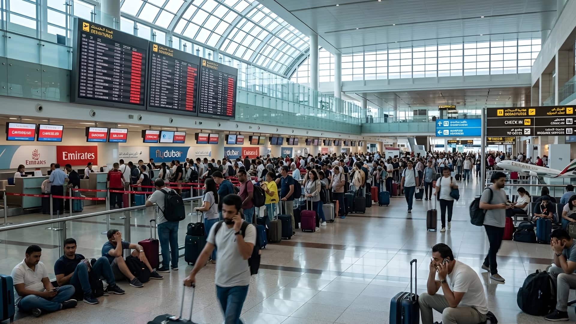 भारतीय एयरलाइंस ने की पश्चिम एशिया की 2,600 से अधिक उड़ानें रद्द, 88,000 यात्री वापस लौटे