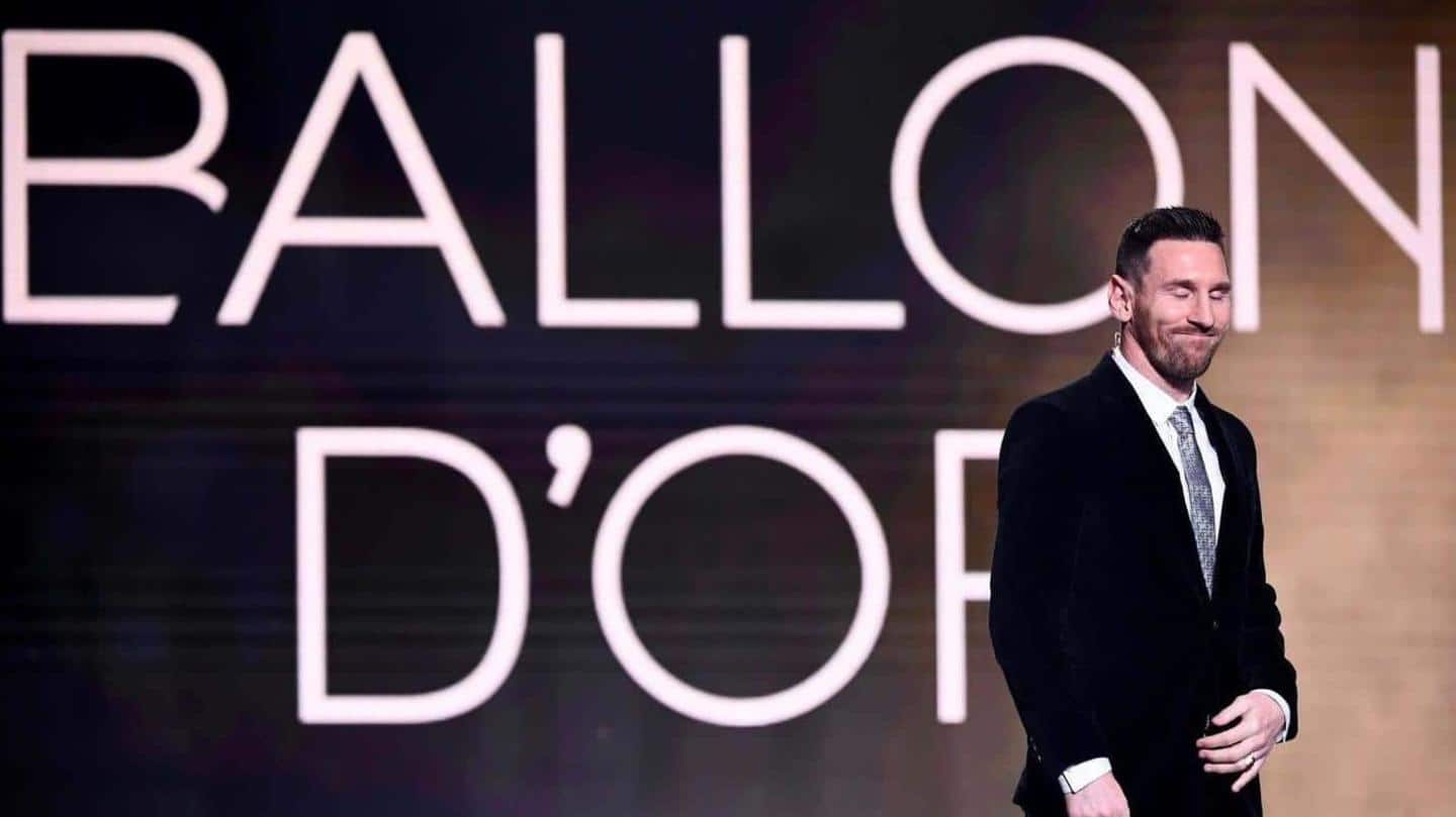 लियोनल मेसी ने जीता 'बैलन डे ऑर 2021', रिकॉर्ड सातवीं बार खिताब पर किया कब्जा