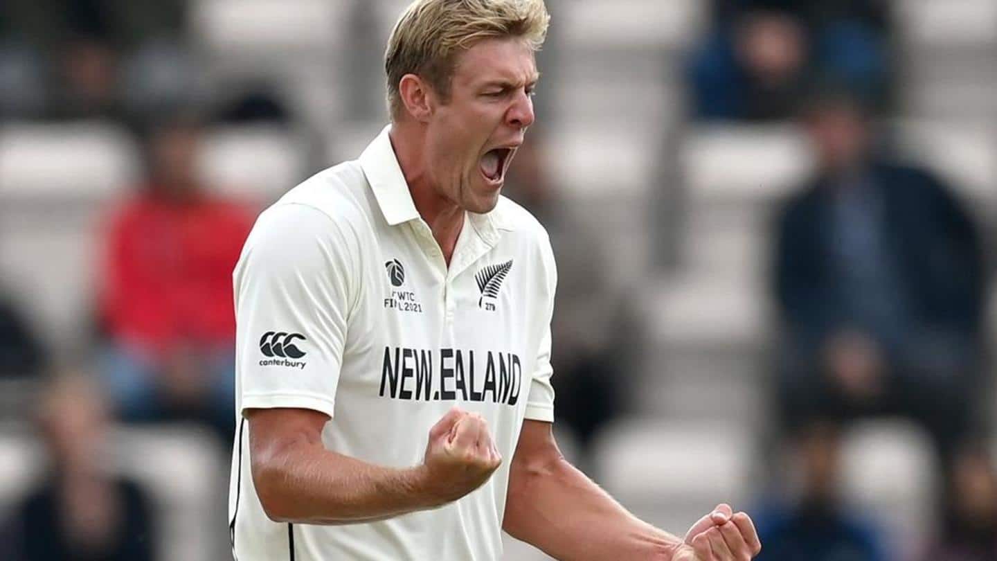 न्यूजीलैंड बनाम इंग्लैंड: काइल जैमीसन चोट के चलते आगामी टेस्ट सीरीज से हुए बाहर 