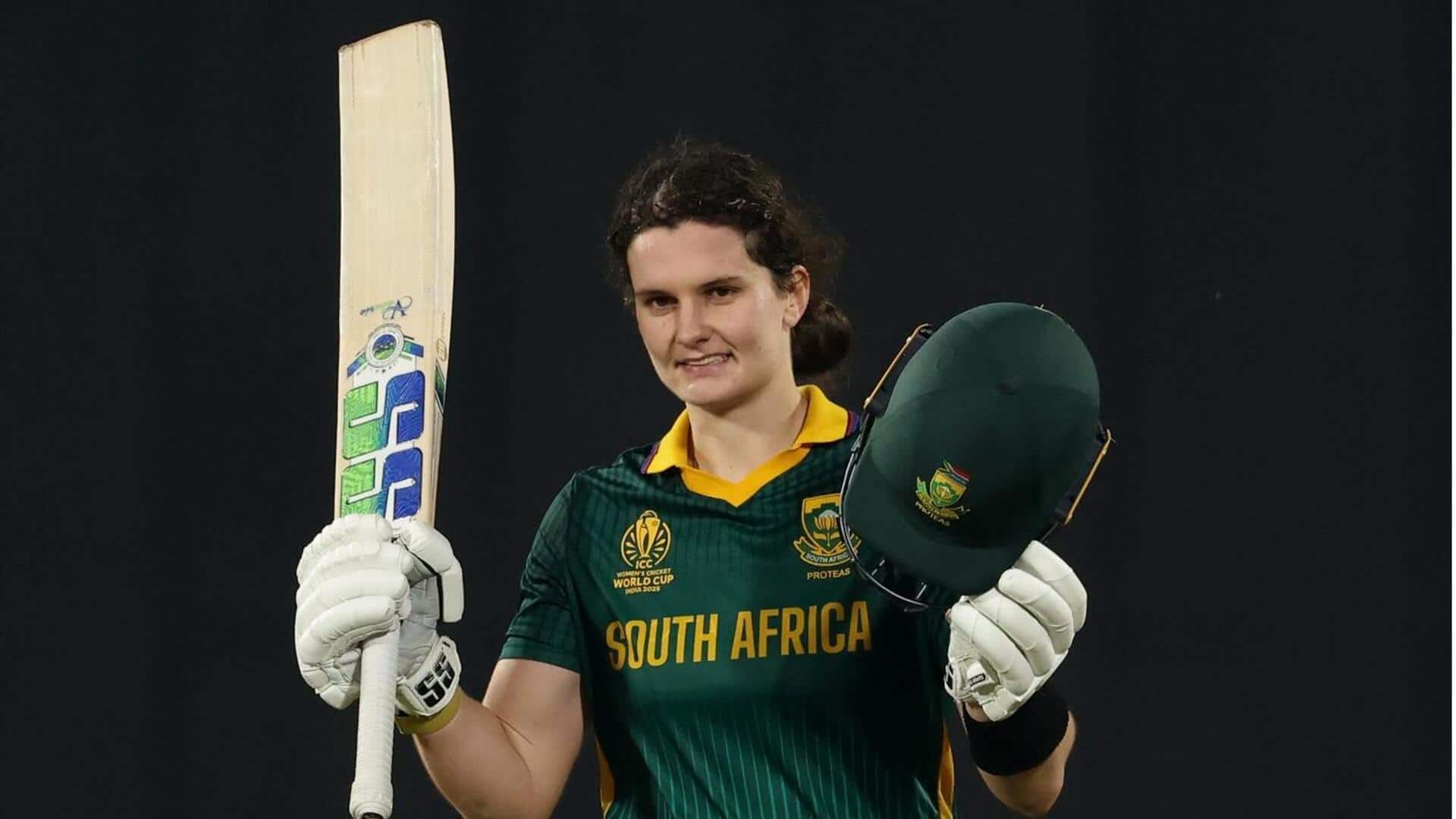 महिला वनडे विश्व कप: लौरा वोल्वार्ड्ट ने जड़ा भारत के खिलाफ दूसरा शतक, ये बनाए रिकॉर्ड्स 