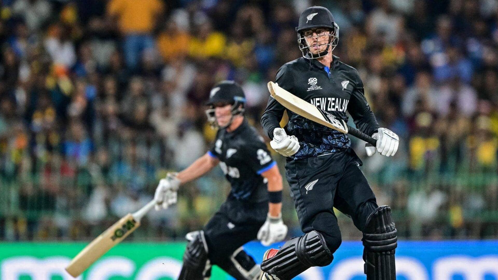 टी-20 विश्व कप: न्यूजीलैंड के मिचेल सैंटनर और कोल मैककॉन्ची ने साझेदारी में बनाया ये रिकॉर्ड 