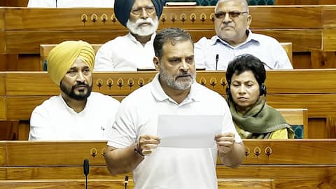 राहुल गांधी के भाषण पर हंगामा, स्पीकर ने बोलने से रोका