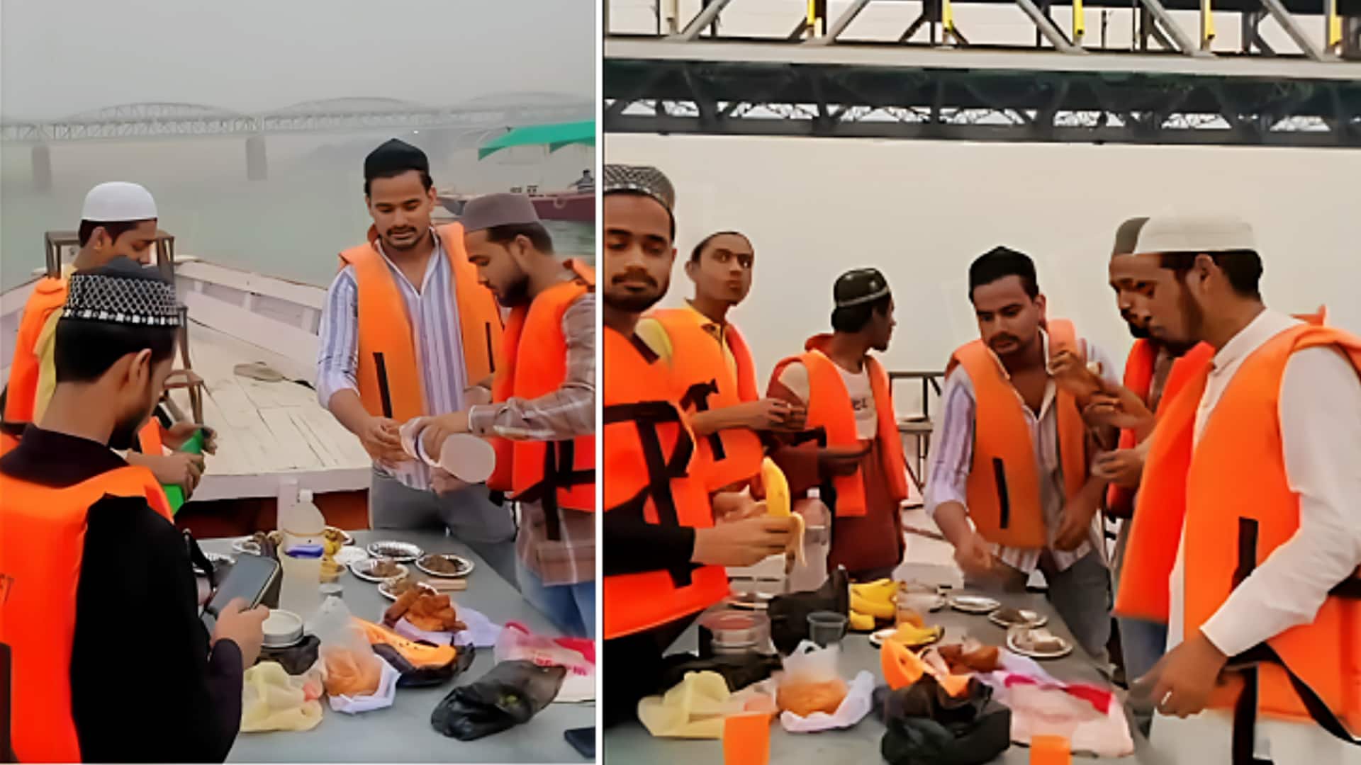 वाराणसी में गंगा के बीच नाव पर बैठकर इफ्तार पार्टी, 14 मुस्लिम युवक गिरफ्तार