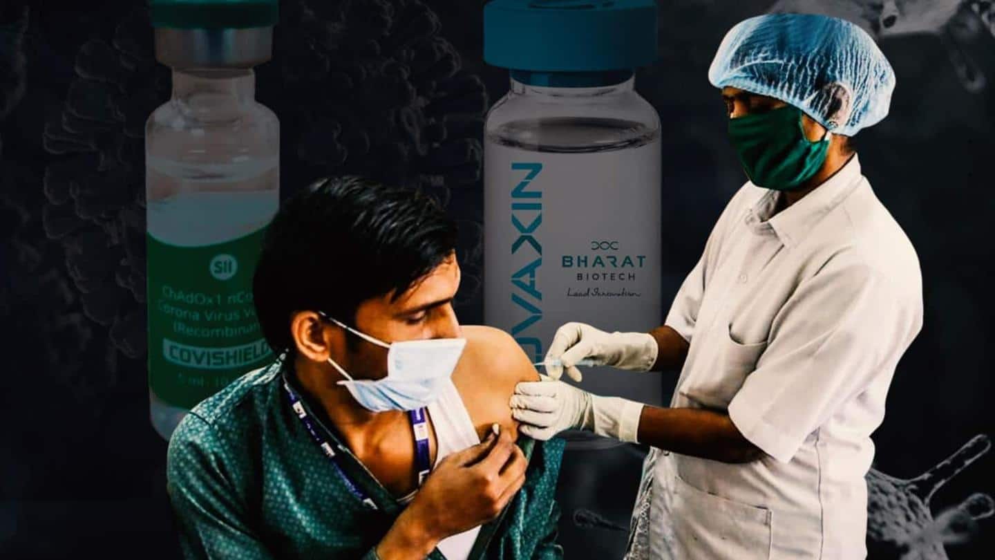 भारत शुरू कर सकता है एक व्यक्ति को दो अलग-अलग वैक्सीनों की खुराकें लगाने का ट्रायल
