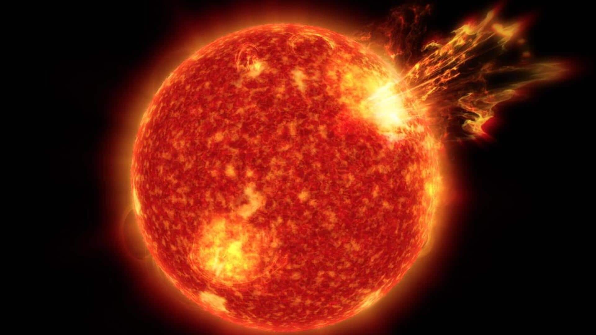 NOAA ने सूर्य पर देखें 2 नए सनस्पॉट, हो सकता है सोलर फ्लेयर विस्फोट