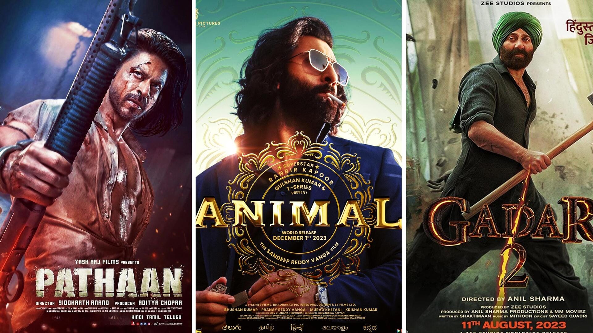 'एनिमल' से पहले 2023 में इन हिंदी फिल्मों ने सबसे तेज कमाए 200 करोड़ रुपये 