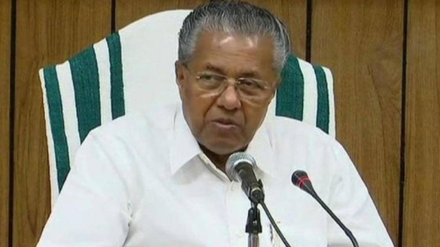 मुख्यमंत्री विजयन ने लोगों से की सावधानी बरतने की अपील मुख्यमंत्री विजयन ने लोगों से की सावधानी बरतने की अपील