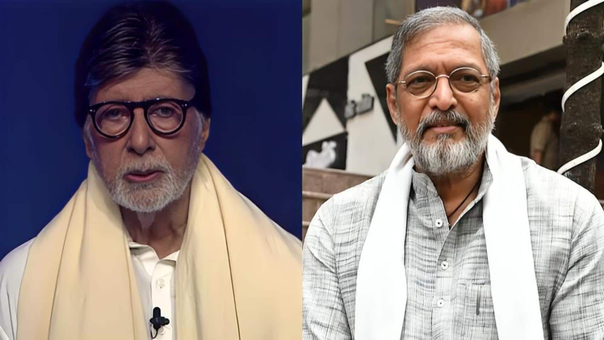 नाना पाटेकर के निधन से आहत अमिताभ बच्चन बोले- उनकी आवाज और कर्म हमेशा जिंदा रहेंगे