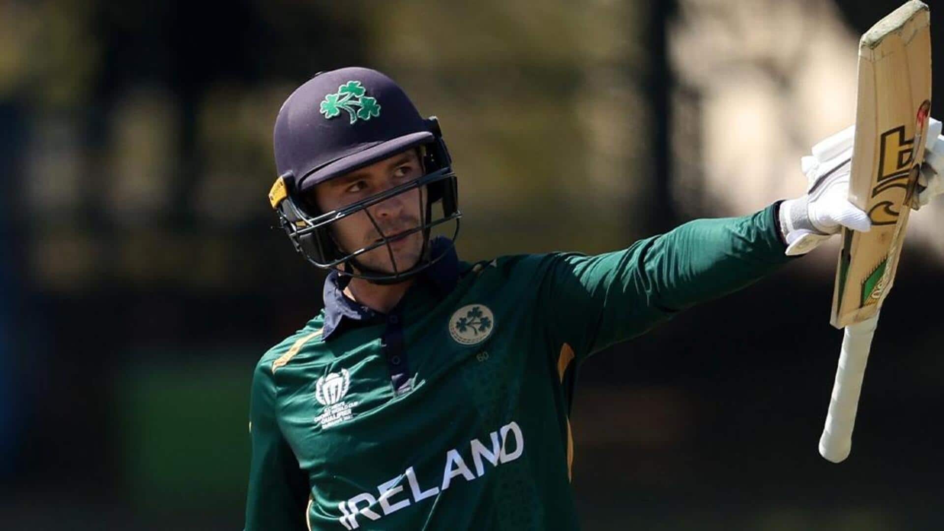 आयरलैंड बनाम स्कॉटलैंड: कर्टिस कैंपर ने जमाया वनडे करियर का पहला शतक, जानिए उनके आंकड़े 