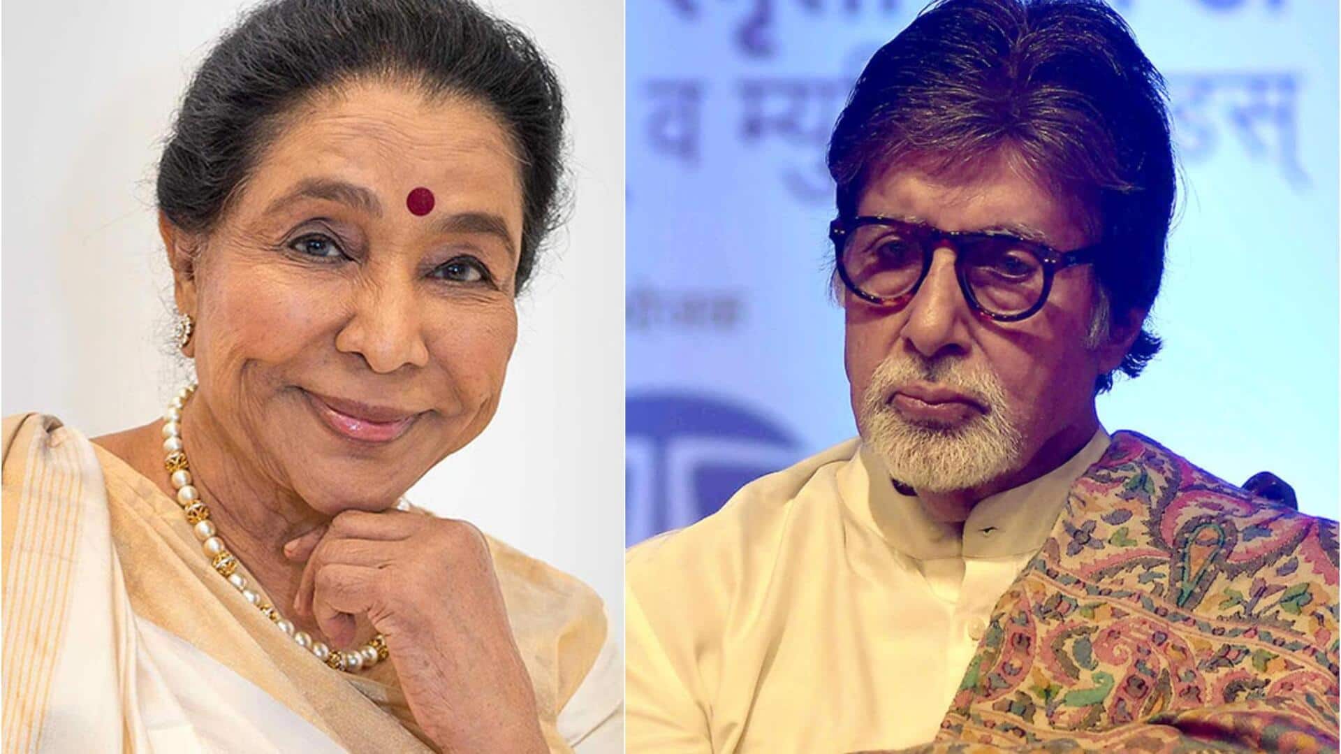 आशा भोसले के निधन से भावुक हुए अमिताभ बच्चन, लिखा- दुखी हूं; वो हमेशा साथ रहेंगी