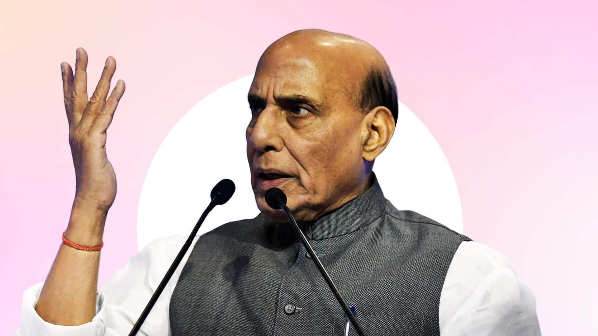 राजनाथ सिंह ने की 'ऑपरेशन सिंदूर' की सराहना, टैरिफ को लेकर अमेरिका पर भी साधा निशाना राजनाथ सिंह ने की 'ऑपरेशन सिंदूर' की सराहना, टैरिफ को लेकर अमेरिका पर भी साधा निशाना