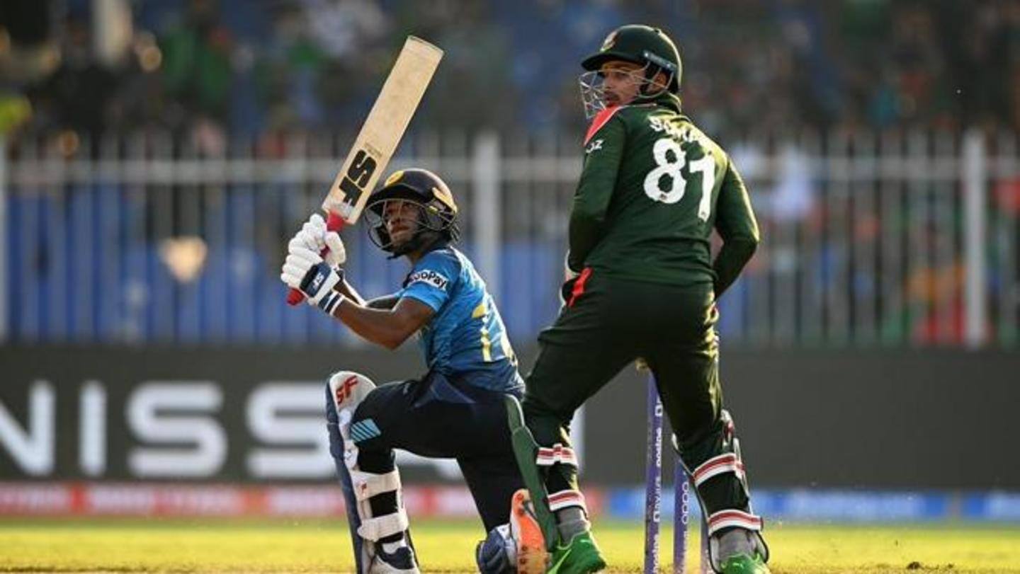 टी-20 विश्व कप: श्रीलंका ने बांग्लादेश को पांच विकेट से हराया, मैच में बने ये रिकार्ड्स