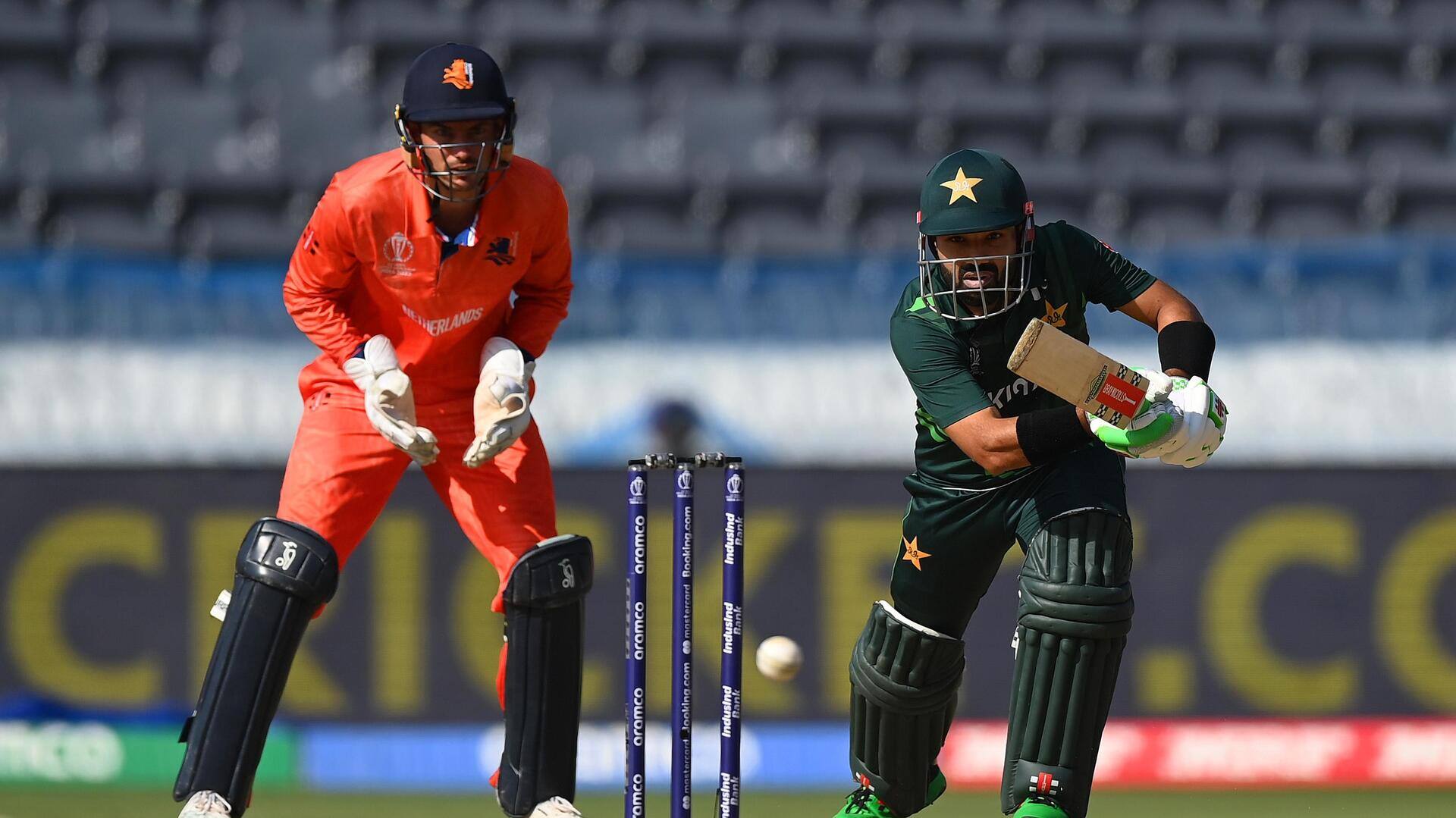 वनडे विश्व कप 2023: पाकिस्तान ने नीदरलैंड को दिया 287 का लक्ष्य, रिजवान-शकील की उम्दा पारी 