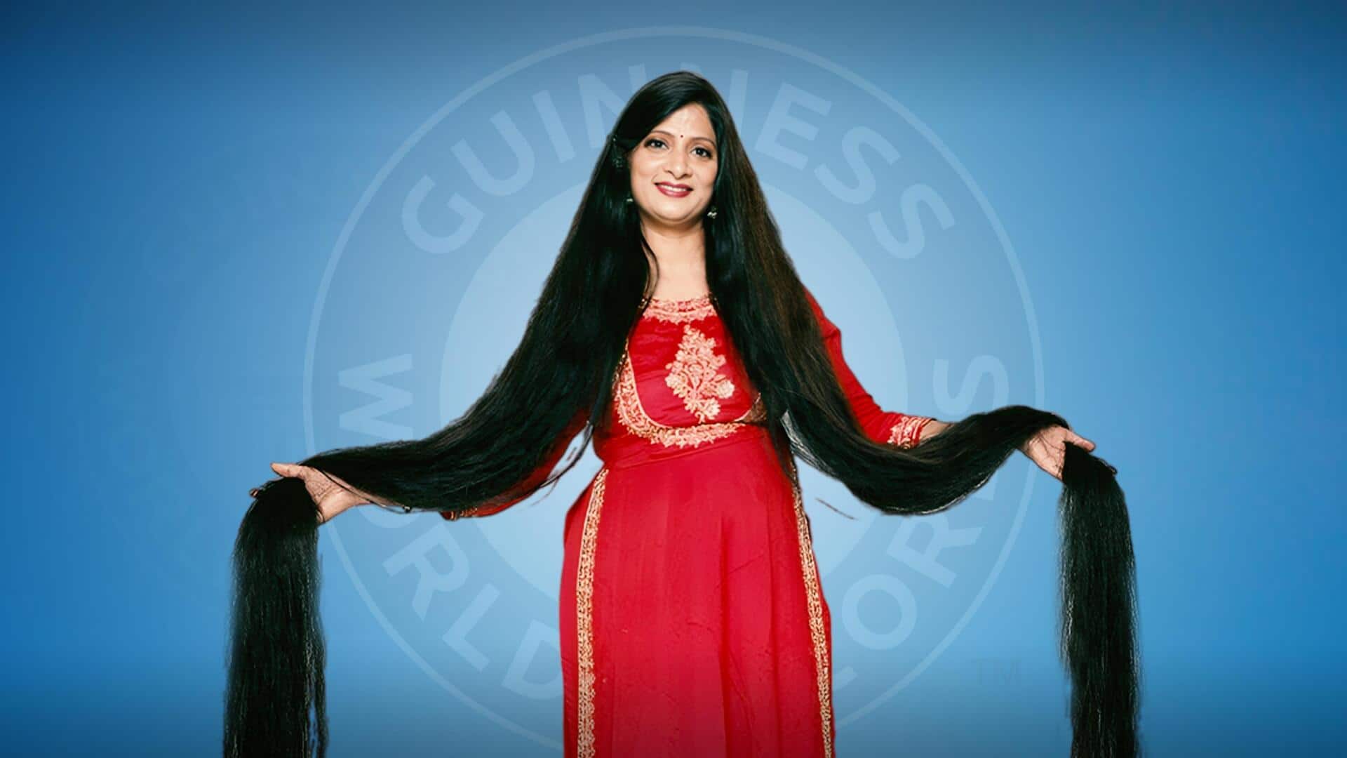 भारतीय महिला ने बनाया सबसे लंबे बालों का विश्व रिकॉर्ड, जानिए कितनी है लंबाई