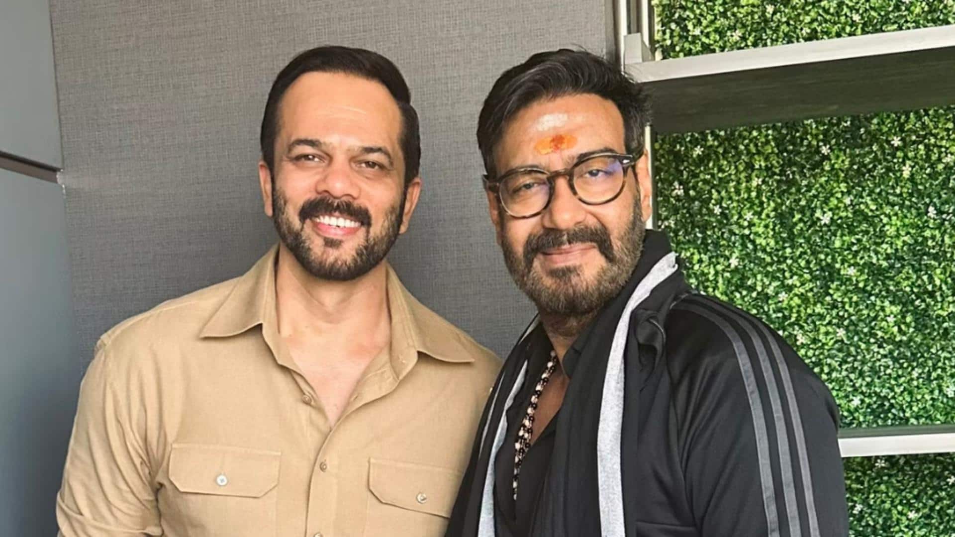 'सन ऑफ सरदार 2' में रोहित शेट्टी को देख झूम उठे दर्शक, देखिए वीडियो 'सन ऑफ सरदार 2' में रोहित शेट्टी को देख झूम उठे दर्शक, देखिए वीडियो
