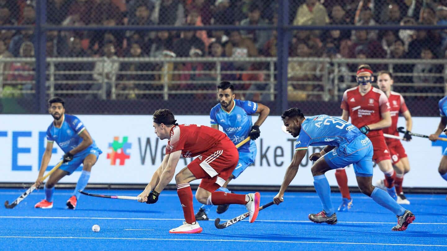 हॉकी विश्व कप: भारत और इंग्लैंड के बीच ड्रॉ हुआ मैच, दोनों टीमों को 1-1 अंक
