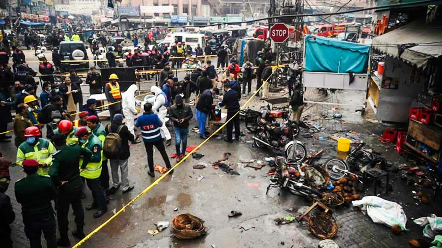 पाकिस्तान: लाहौर की अनारकली मार्केट में जोरदार बम धमाका, तीन की मौत