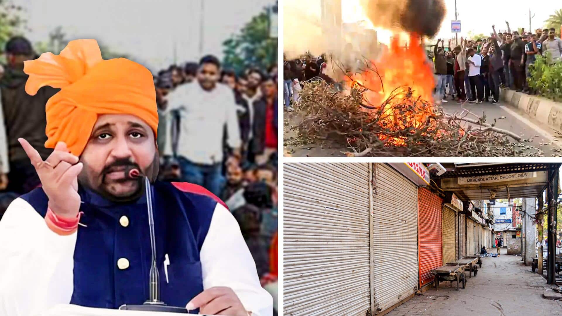 करणी सेना प्रमुख सुखदेव की हत्या के विरोध में राजस्थान बंद, आरोपियों के एनकाउंटर की मांग