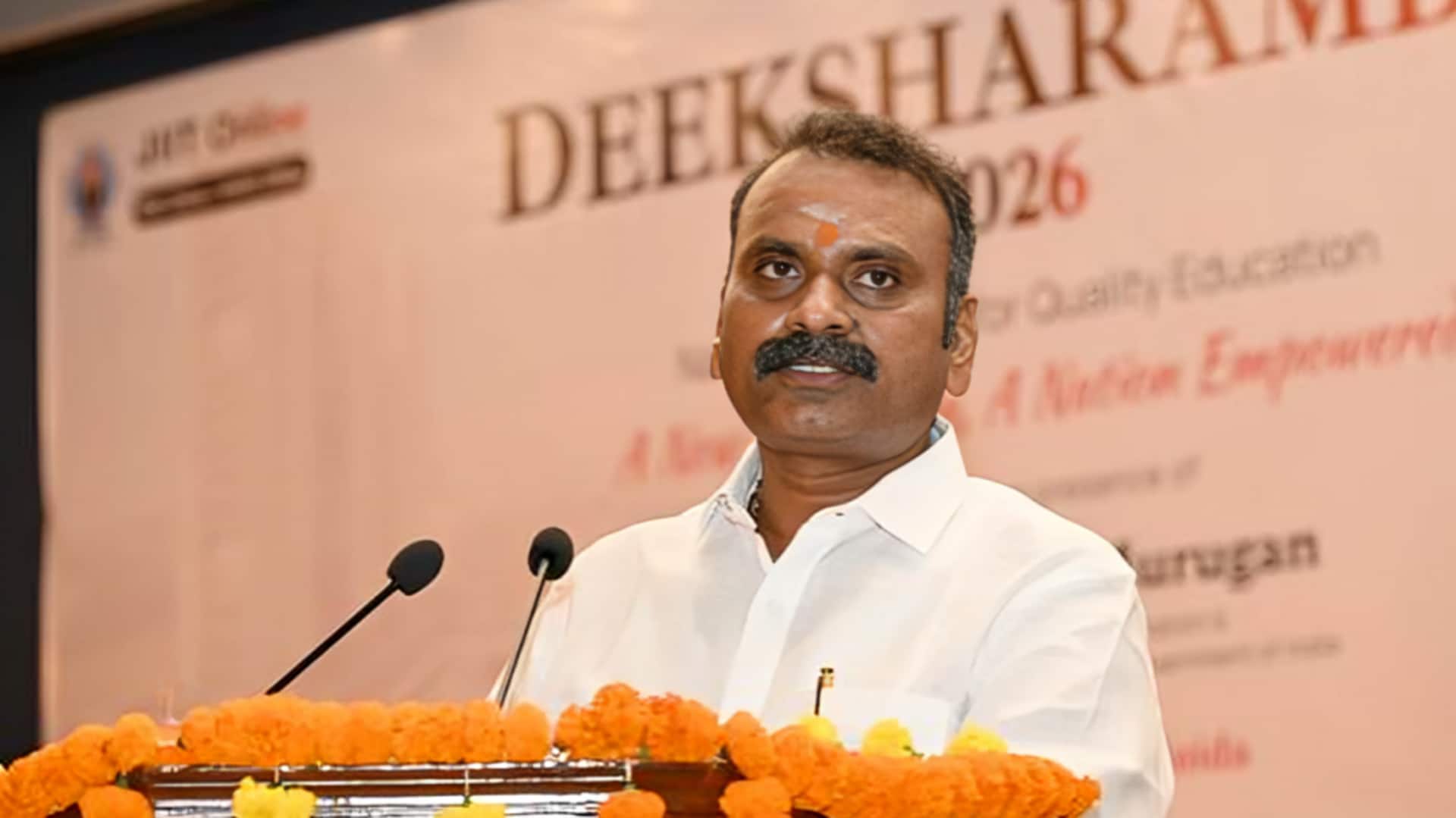 एल मुरुगन ने दिया मंत्री पद से इस्तीफा, दिवाली से पहले मंत्रिमंडल में फेरबदल की संभावना