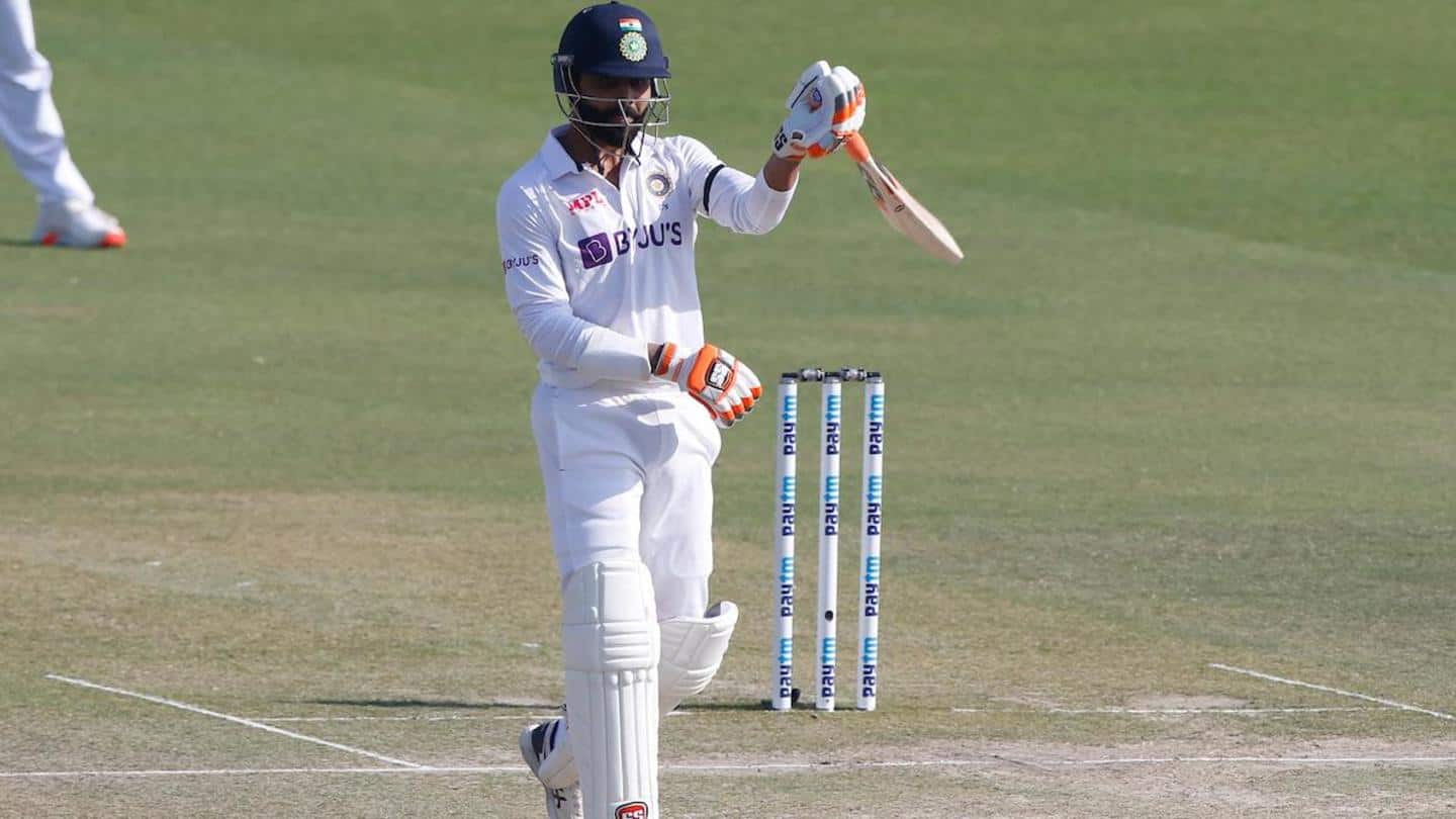 भारत बनाम श्रीलंका, पहला टेस्ट: रविंद्र जडेजा ने लगाया अपना दूसरा टेस्ट शतक