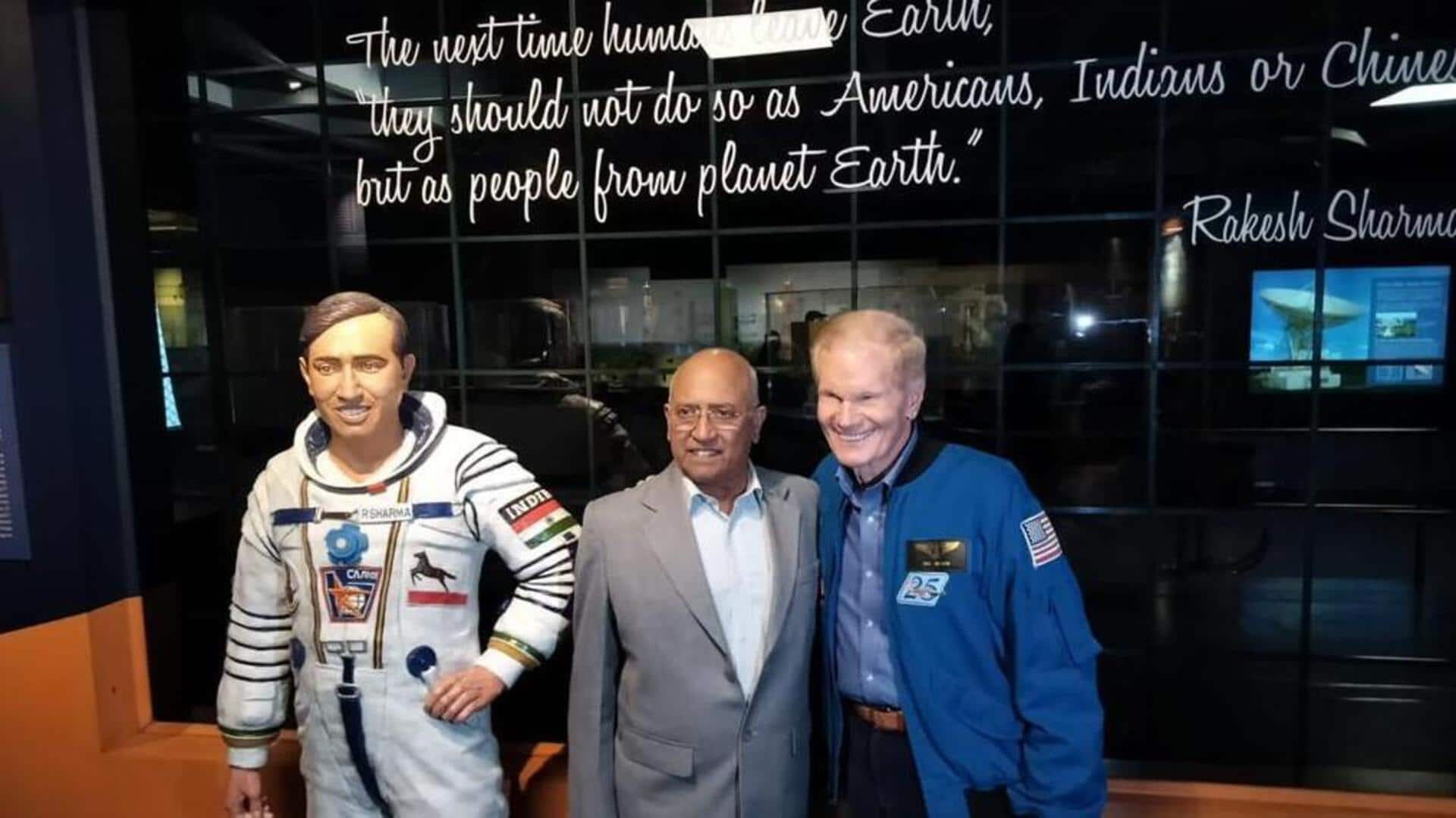 भारत के पहले अंतरिक्ष यात्री राकेश शर्मा से मिले नासा प्रमुख बिल नेल्सन