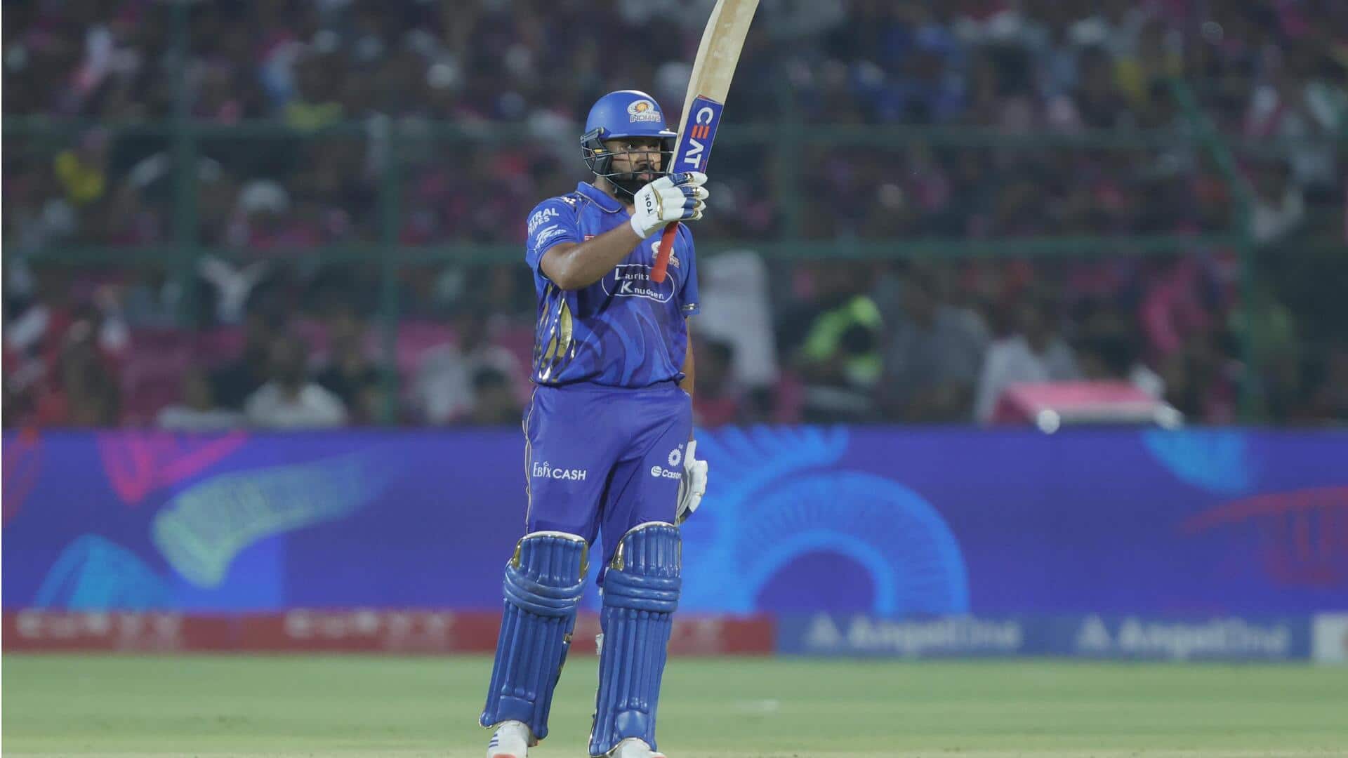 IPL 2025: रोहित शर्मा ने RR के खिलाफ लगाया अर्धशतक, MI से पूरे किए 6,000 रन IPL 2025: रोहित शर्मा ने RR के खिलाफ लगाया अर्धशतक, MI से पूरे किए 6,000 रन