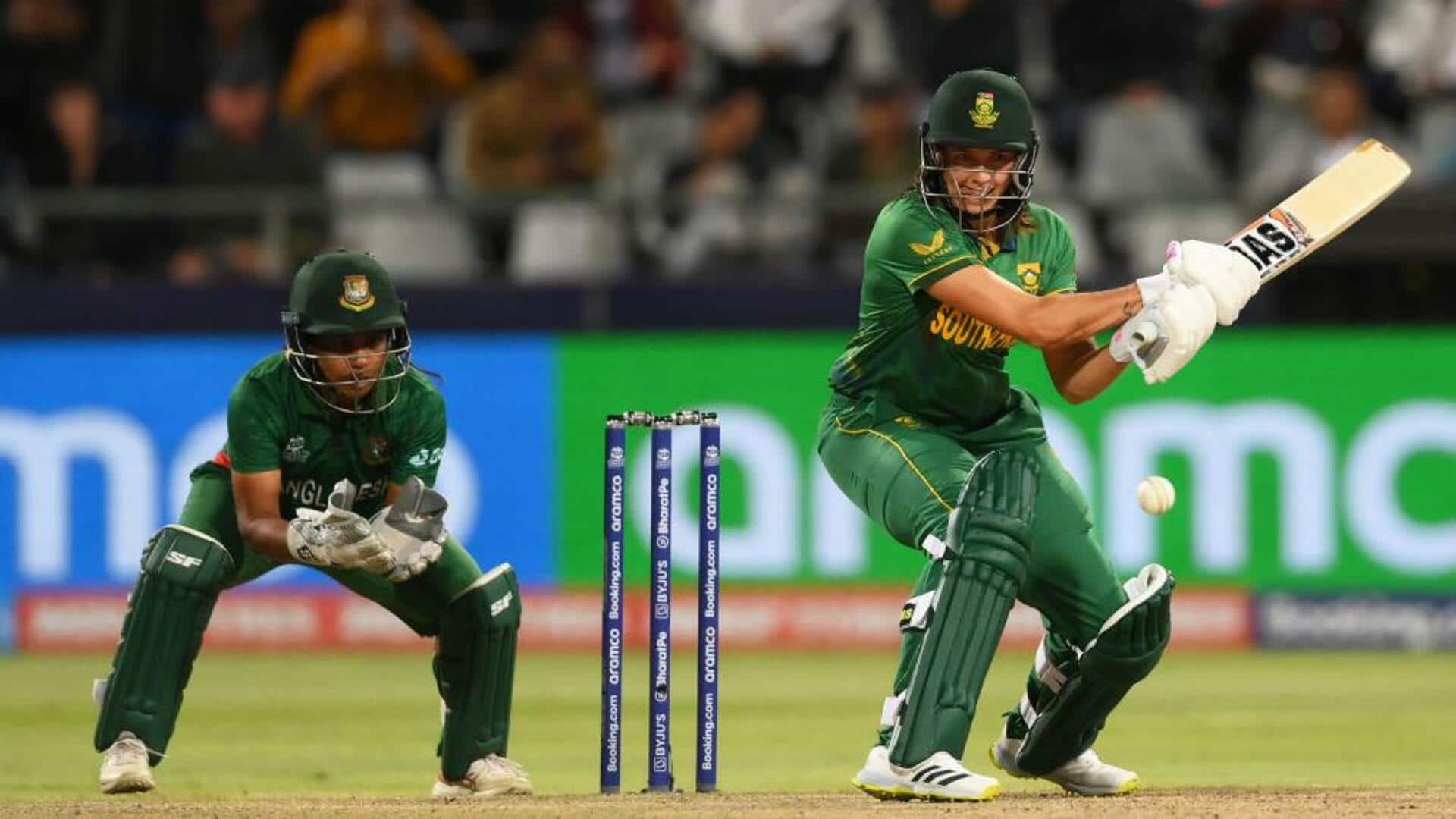 महिला टी-20 विश्व कप: बांग्लादेश को हराकर दक्षिण अफ्रीका ने सेमीफाइनल में किया प्रवेश, बनाए रिकॉर्ड्स 