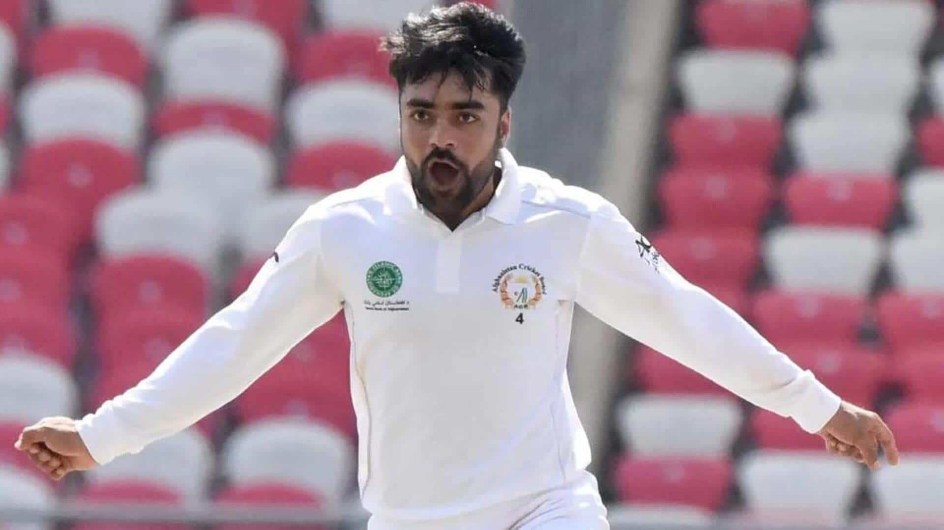 बांग्लादेश के खिलाफ एकमात्र टेस्ट के लिए अफगानिस्तान की टीम घोषित, राशिद को दिया आराम 