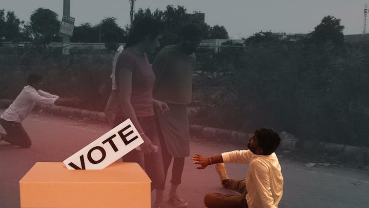 राजस्थान: छात्रसंघ चुनाव में वोट के लिए पैरों पर गिरे छात्रनेता, वीडियो वायरल