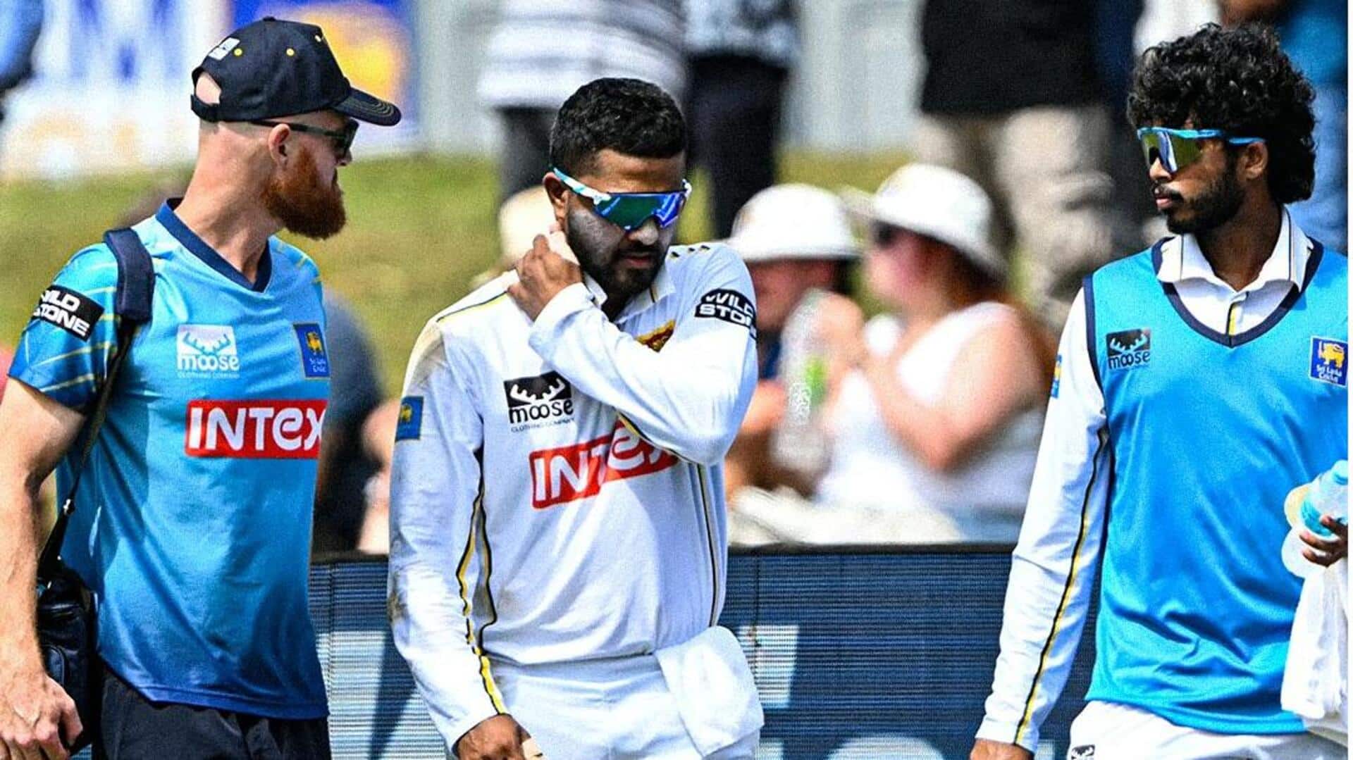 दिनेश चांदीमल चोट के कारण गॉल टेस्ट से हुए बाहर, पासिंदु सूरियाबंदारा बने कन्कशन सब्स्टीट्यूट