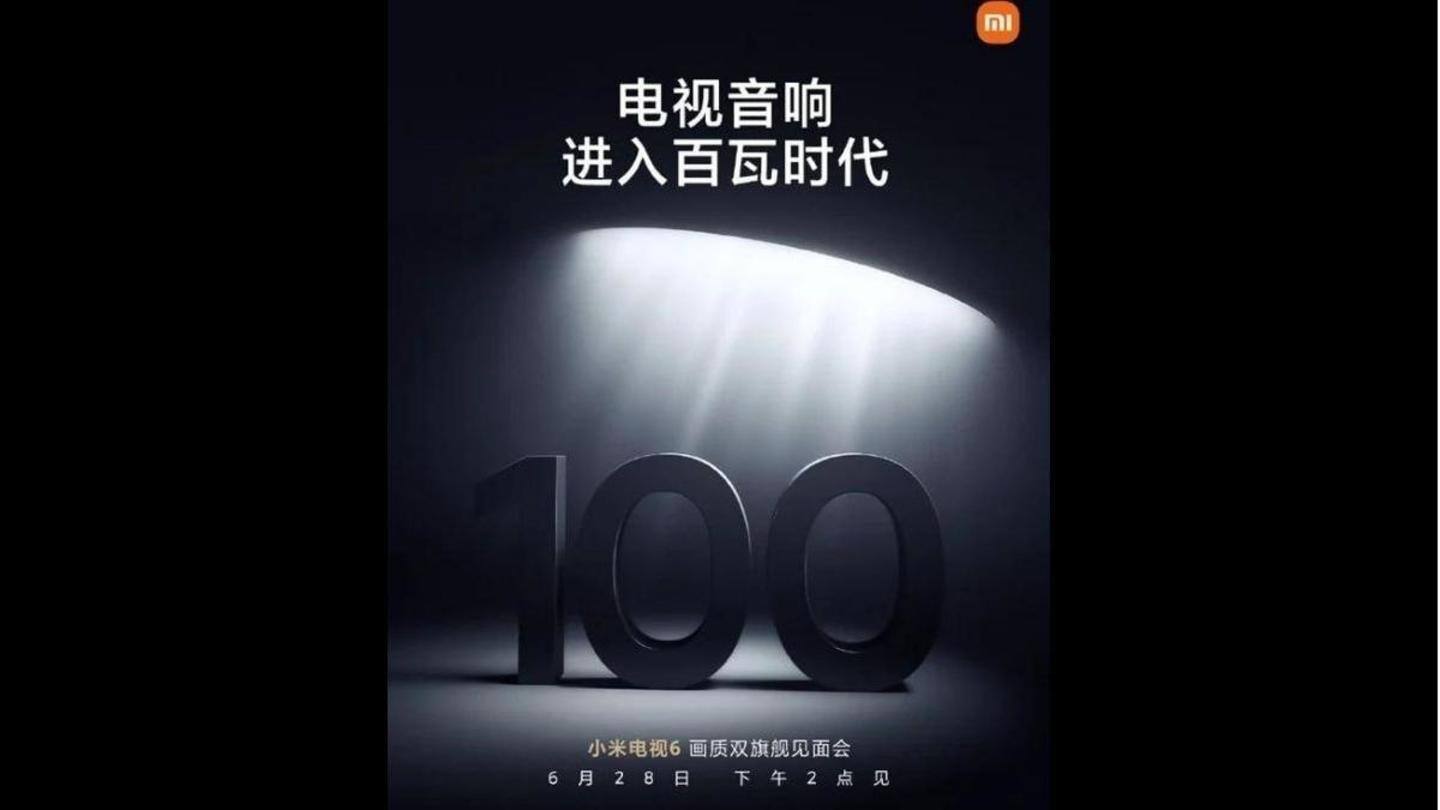 शाओमी स्मार्ट टीवी में मिलेंगे 100W स्पीकर्स शाओमी स्मार्ट टीवी में मिलेंगे 100W स्पीकर्स
