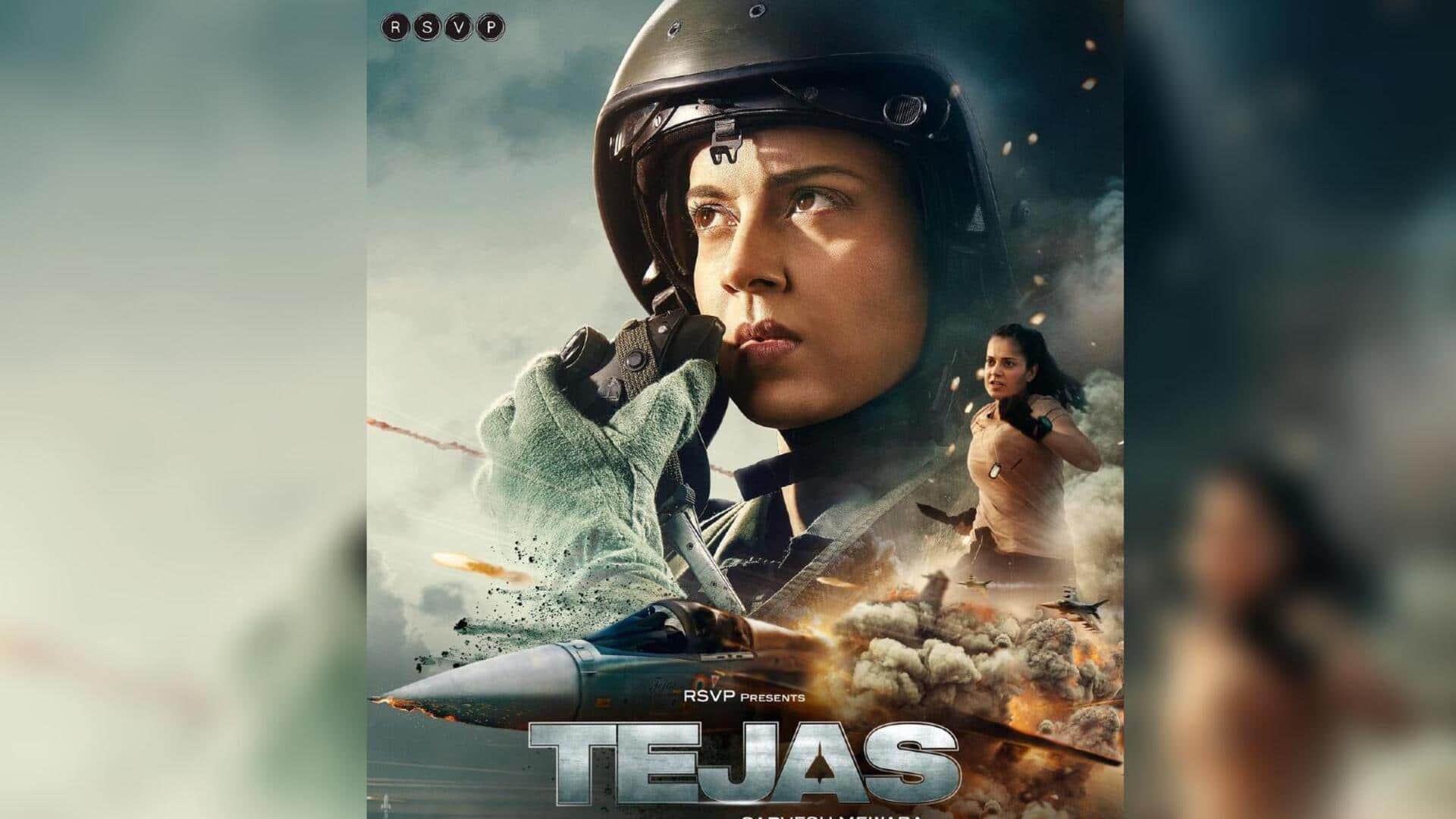 कंगना रनौत की फिल्म 'तेजस' का टीजर जारी, वायुसेना अधिकारी बन खूब जचीं अभिनेत्री