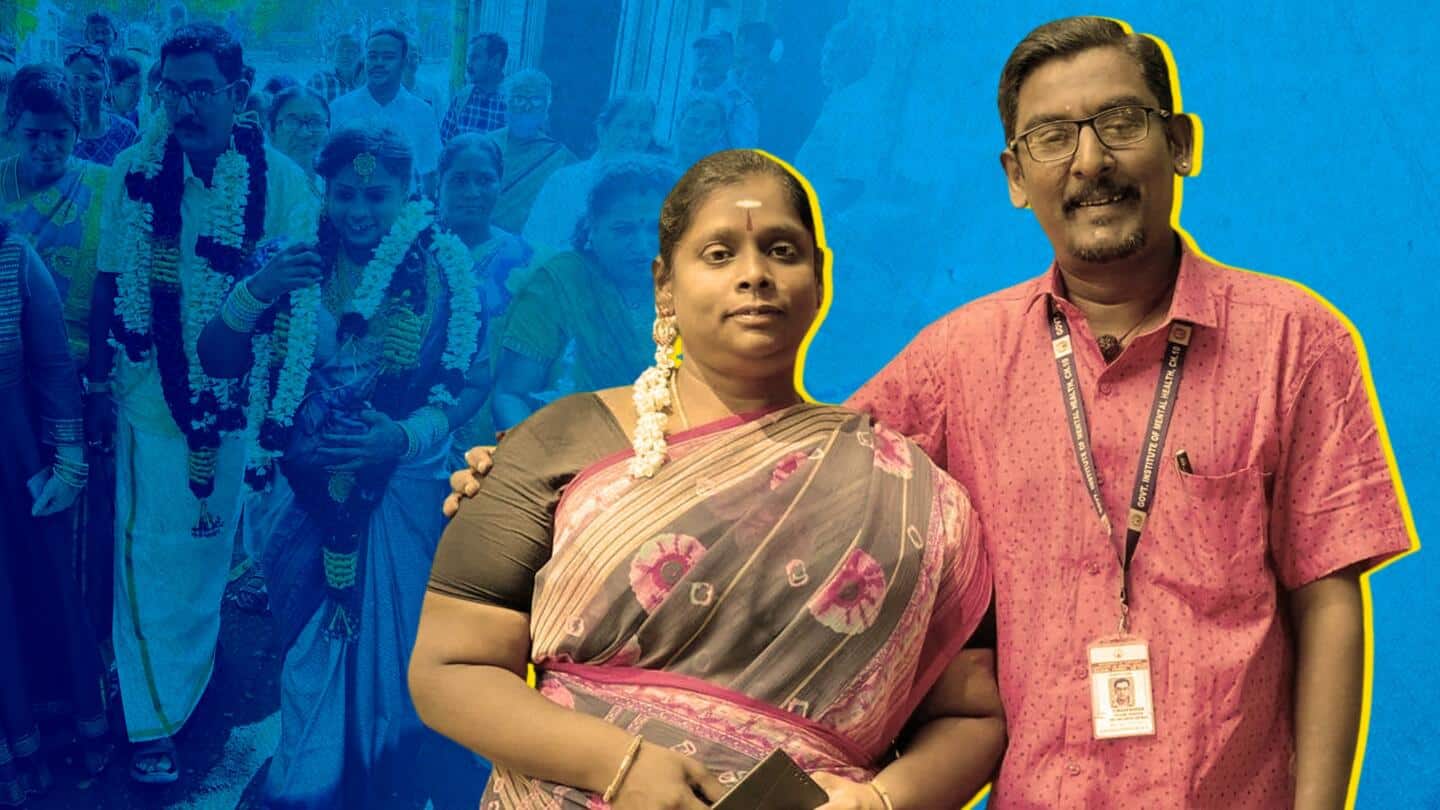चेन्नई: मानसिक स्वास्थ्य संस्थान के सालों के इतिहास में पहली बार दो कैदियों ने की शादी