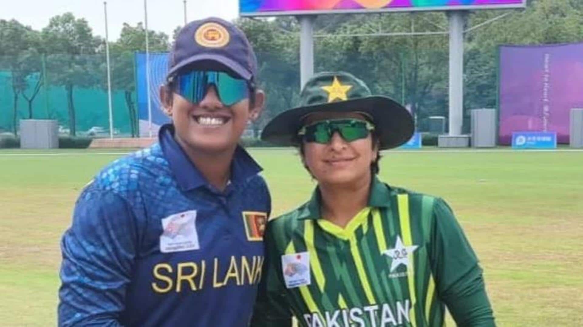 एशियाई खेल 2023: श्रीलंका महिला क्रिकेट टीम ने पाकिस्तान को हराया, भारत से होगी खिताबी भिड़ंत
