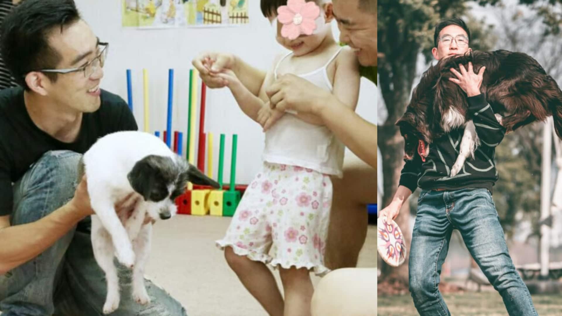 व्यक्ति ने कुत्तों के जरिए मानसिक रोगियों की मदद करने के लिए छोड़ी लाखों की नौकरी