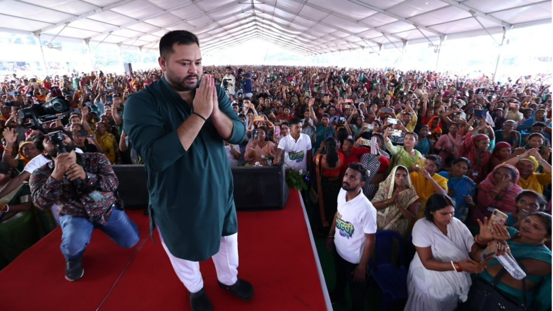 तेजस्वी ने नीतीश सरकार पर लगाया नकल का आरोप, कहा- हम मां-बेटी को देंगे 4,000 रुपये
