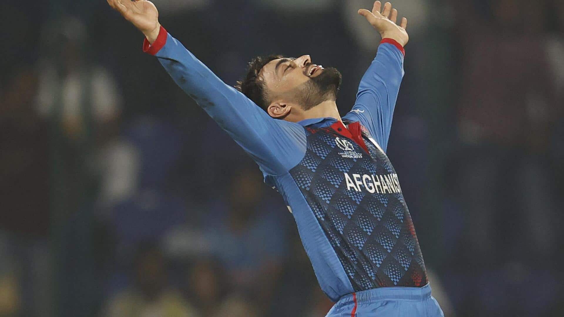 इंग्लैंड बनाम अफगानिस्तान: राशिद खान ने झटके 3 विकेट, जानिए उनके आंकड़े