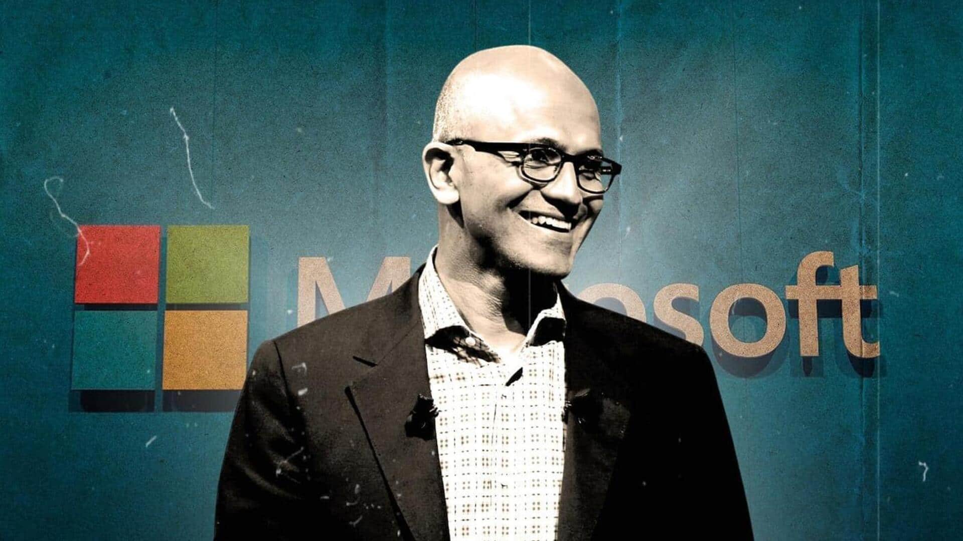 माइक्रोसॉफ्ट में AI से लिखे जा रहे 30 प्रतिशत कोड, CEO सत्य नडेला ने दी जानकारी माइक्रोसॉफ्ट में AI से लिखे जा रहे 30 प्रतिशत कोड, CEO सत्य नडेला ने दी जानकारी