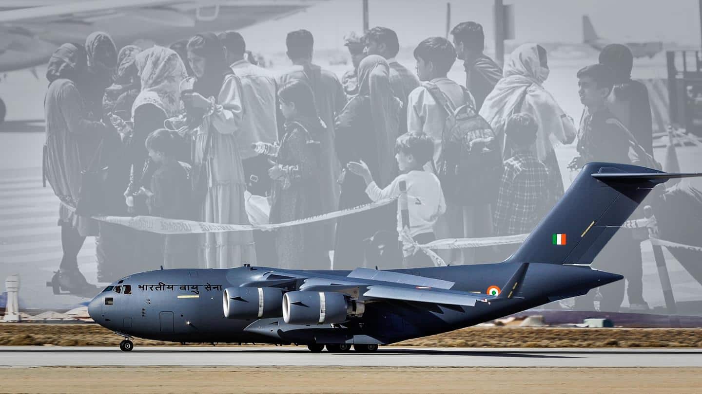 अफगानिस्तान: काबुल से 85 भारतीय नागरिकों को लेकर रवाना हुआ वायुसेना का विशेष विमान
