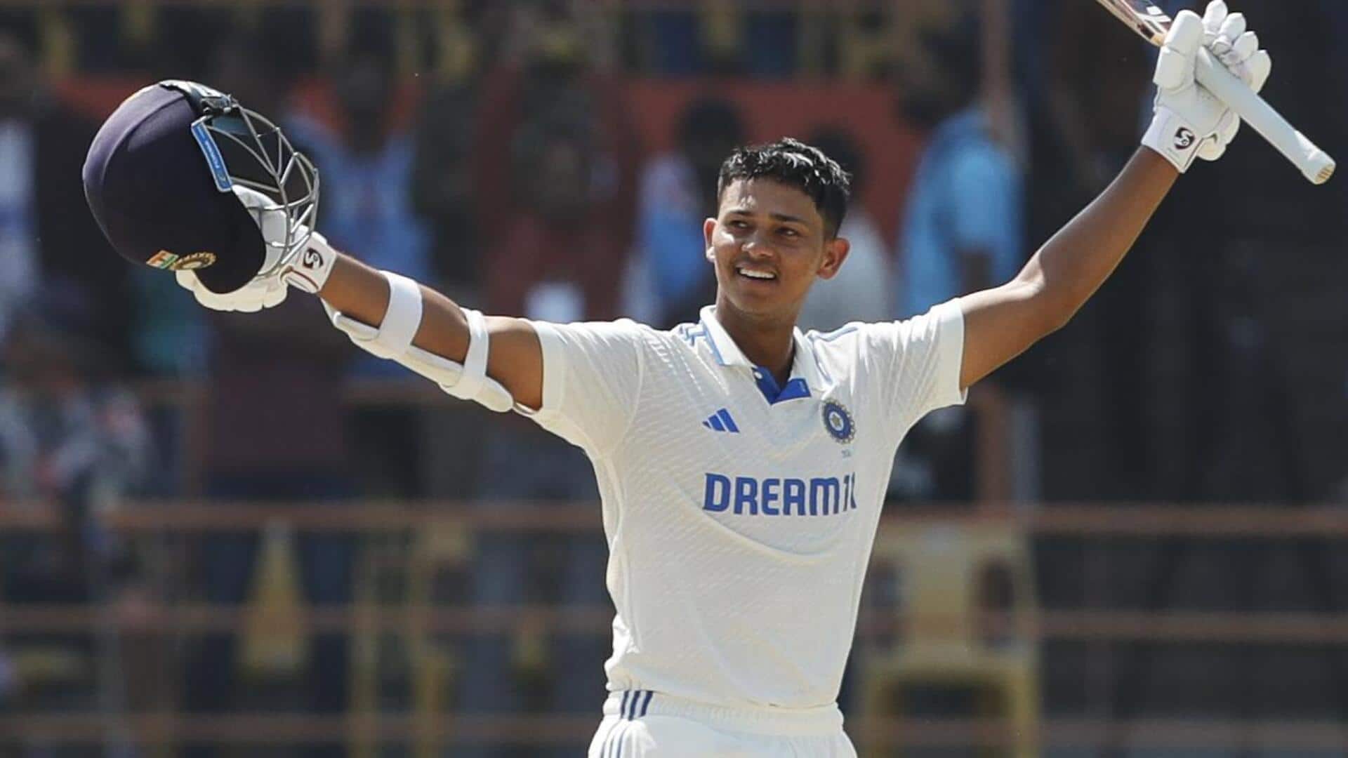 यशस्वी जायसवाल पहले 8 टेस्ट में सर्वाधिक रन बनाने वाले भारतीय बने, गावस्कर को पछाड़ा