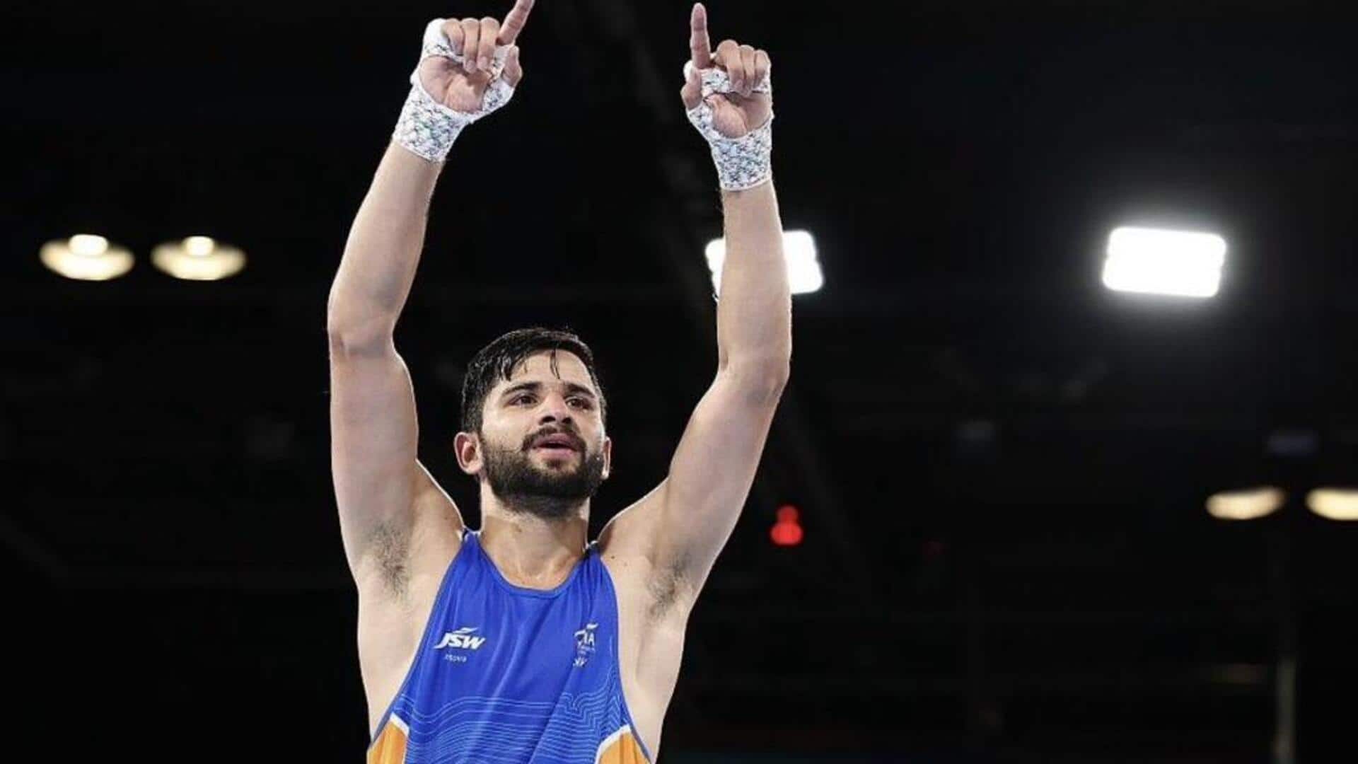 राष्ट्रमंडल खेल 2026: भारतीय मुक्केबाज सचिन सिवाच ने भी जीता स्वर्ण पदक