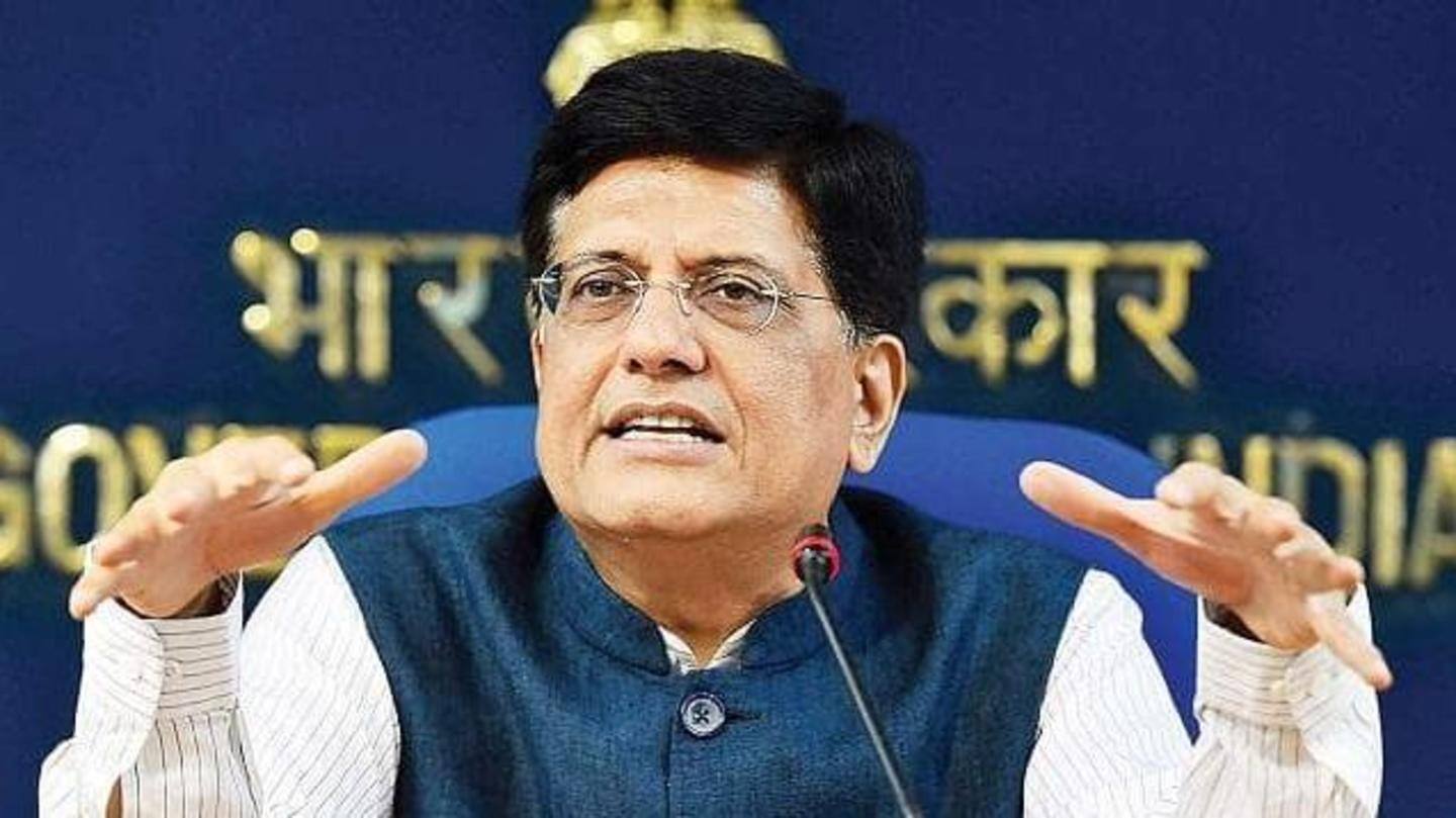 विपक्ष ने महिला मार्शल को किया घायल- गोयल विपक्ष ने महिला मार्शल को किया घायल- गोयल
