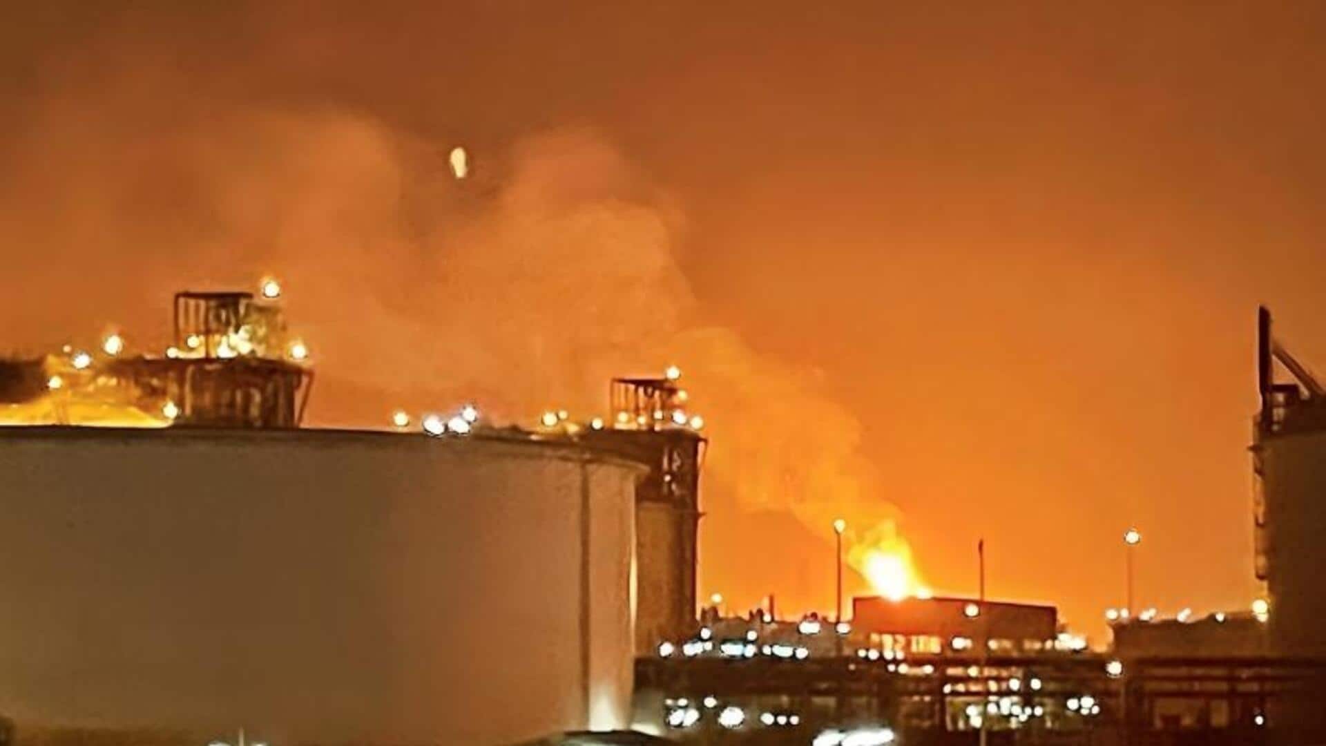कतर के सबसे बड़े LNG संयंत्र में विस्फोट; 18 लापता, ईरान कर चुका है हमला