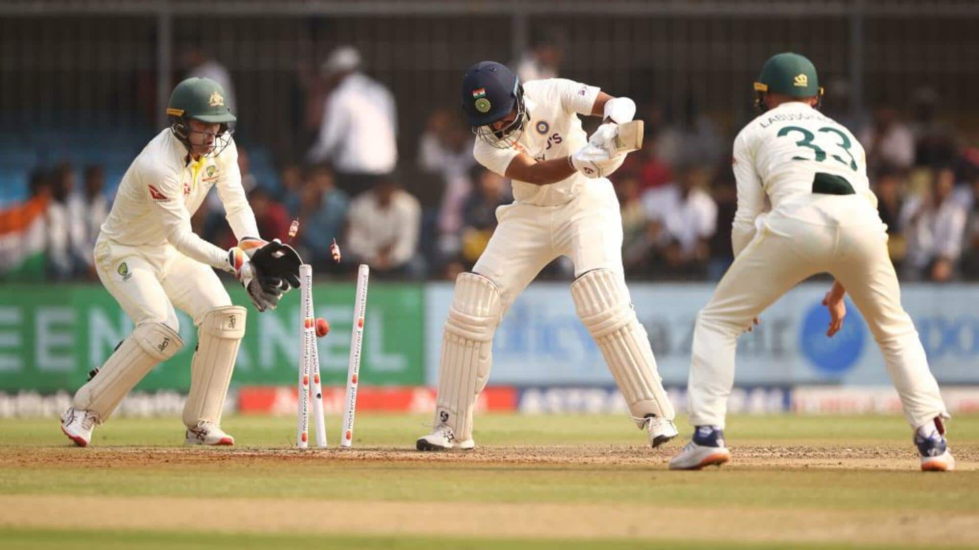 नाथन लियोन ने 12वीं बार किया पुजारा को आउट, भारतीय बल्लेबाज के नाम हुए शर्मनाक रिकॉर्ड